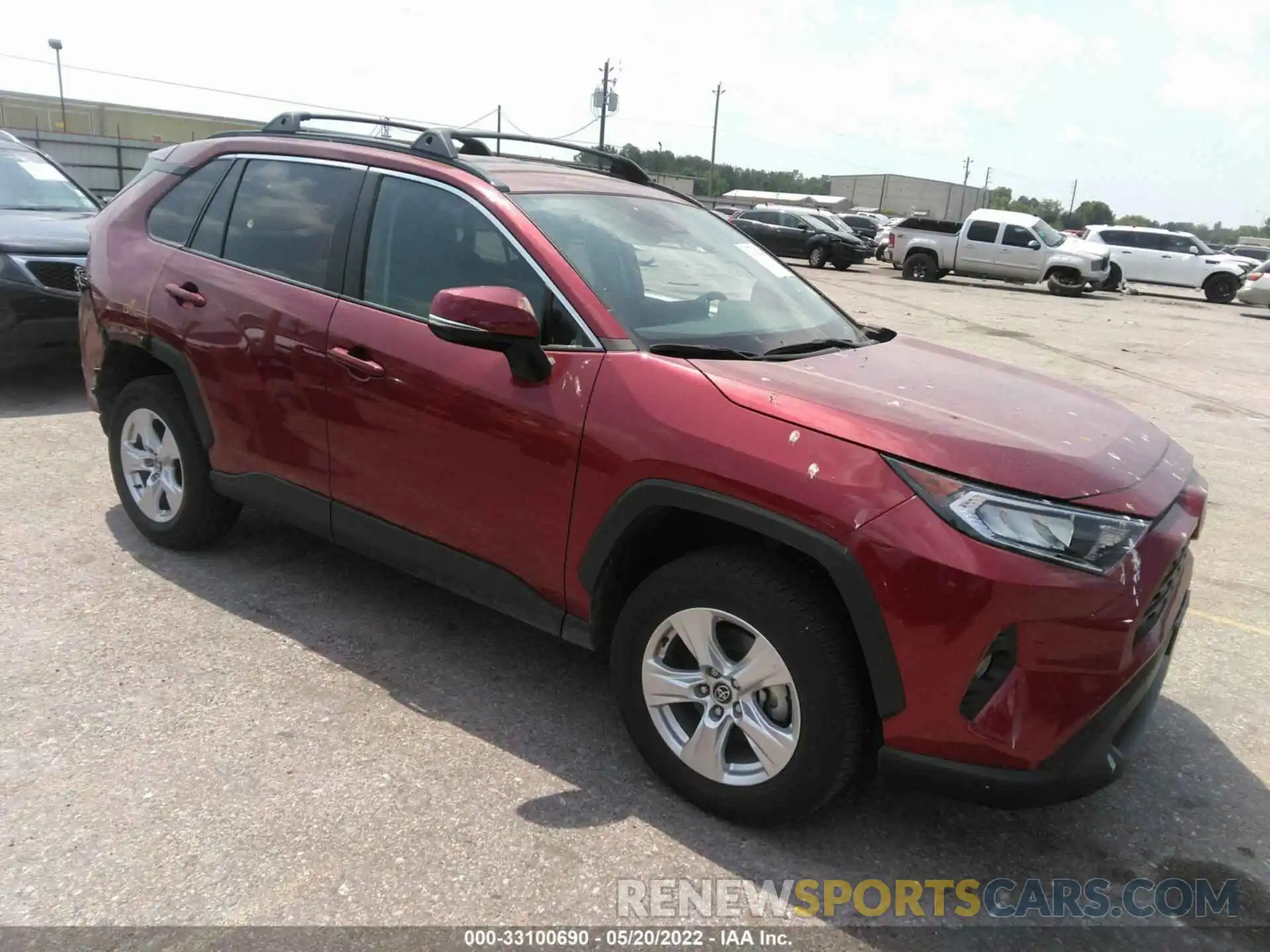 1 Photograph of a damaged car 2T3W1RFV6MW114276 TOYOTA RAV4 2021