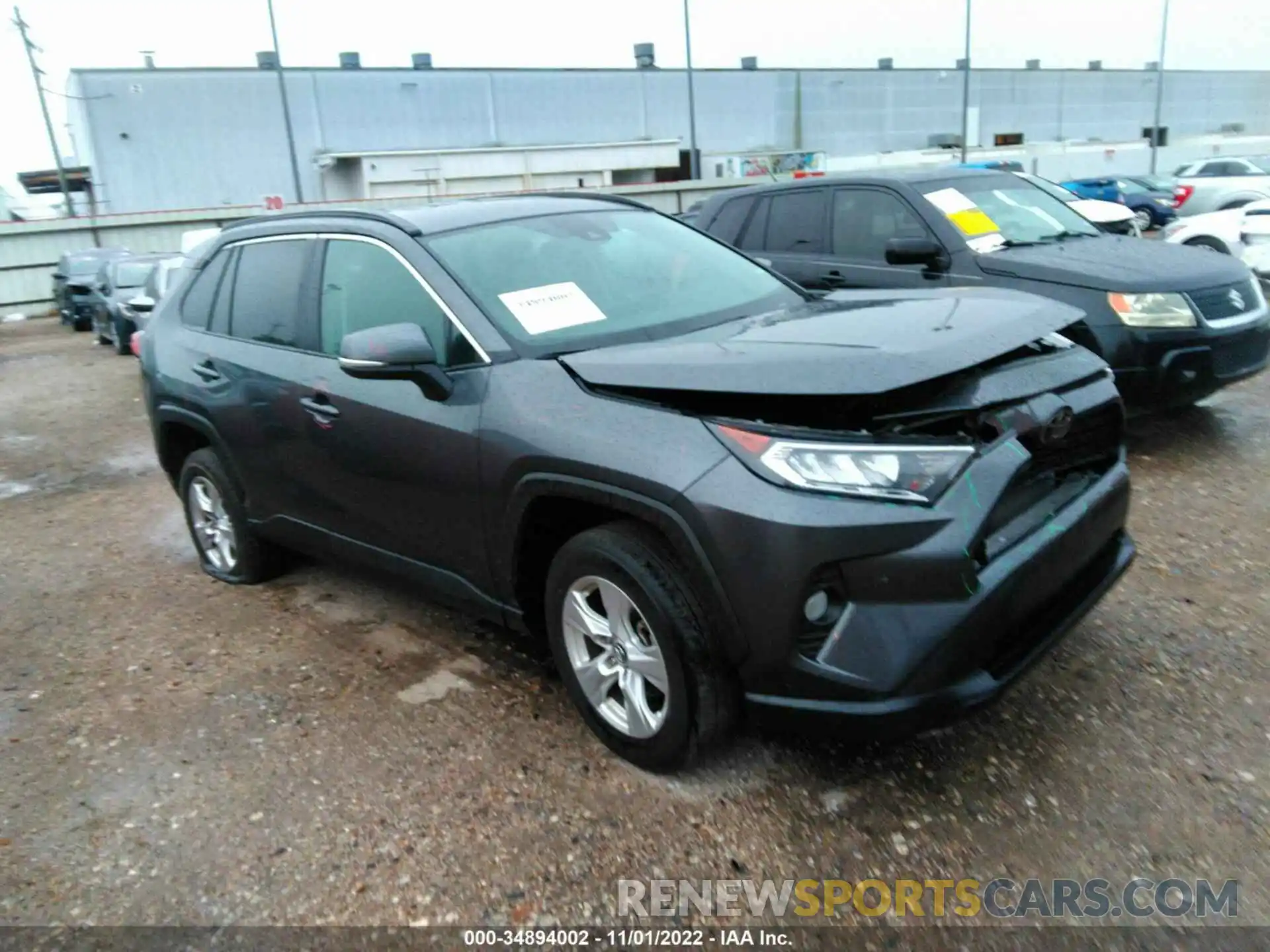 1 Photograph of a damaged car 2T3W1RFV6MW117081 TOYOTA RAV4 2021