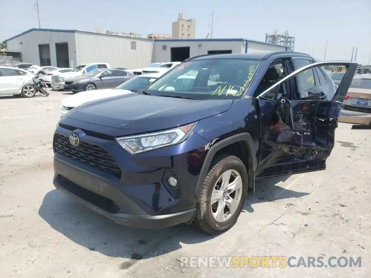 2 Photograph of a damaged car 2T3W1RFV6MW118215 TOYOTA RAV4 2021