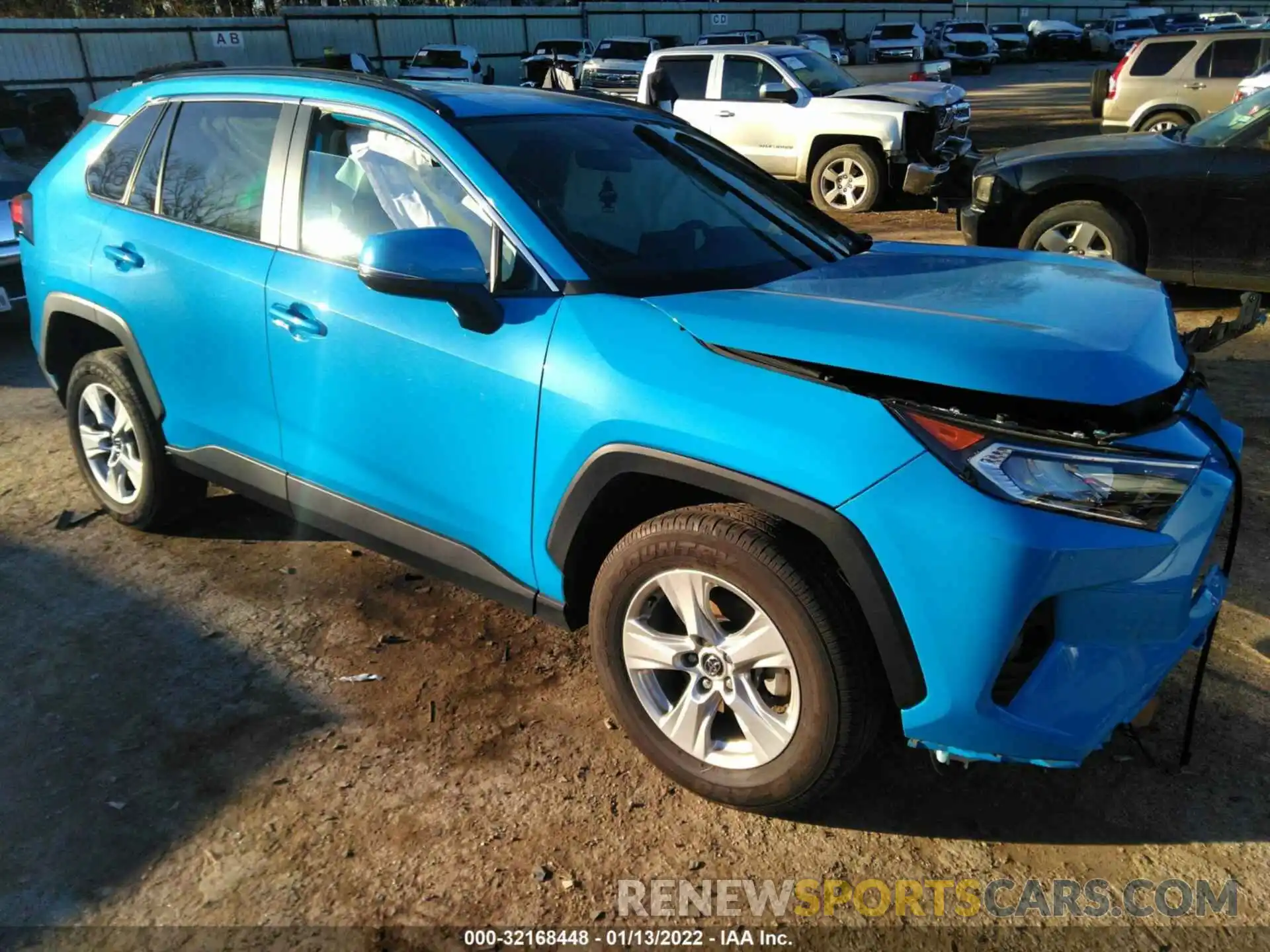 1 Photograph of a damaged car 2T3W1RFV6MW119297 TOYOTA RAV4 2021