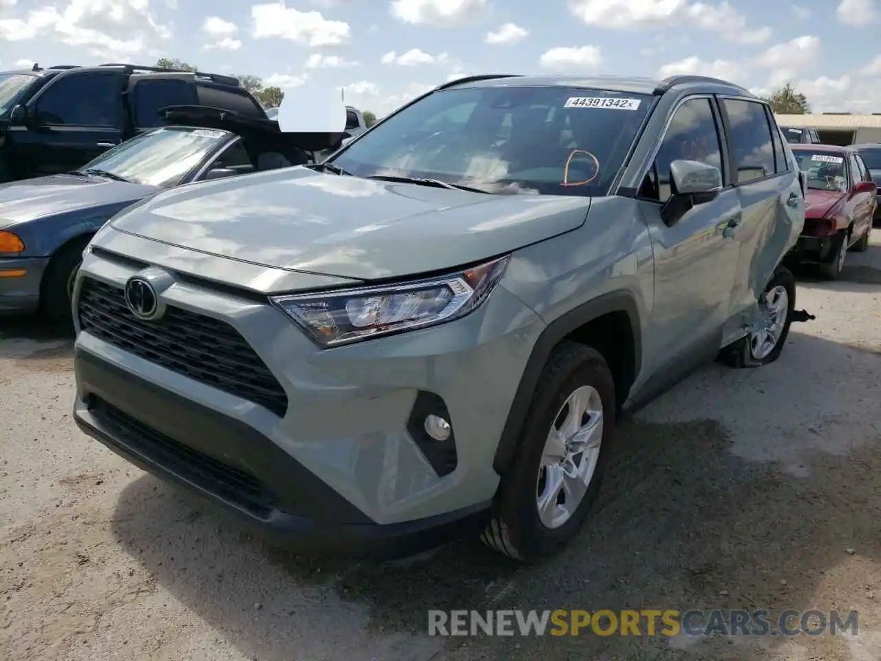 2 Photograph of a damaged car 2T3W1RFV6MW120210 TOYOTA RAV4 2021