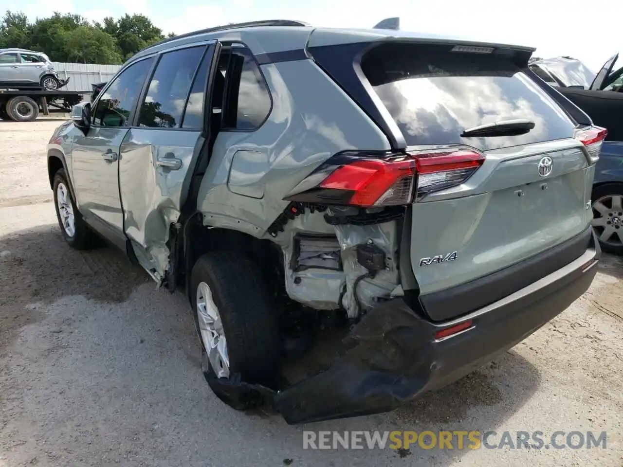 3 Photograph of a damaged car 2T3W1RFV6MW120210 TOYOTA RAV4 2021