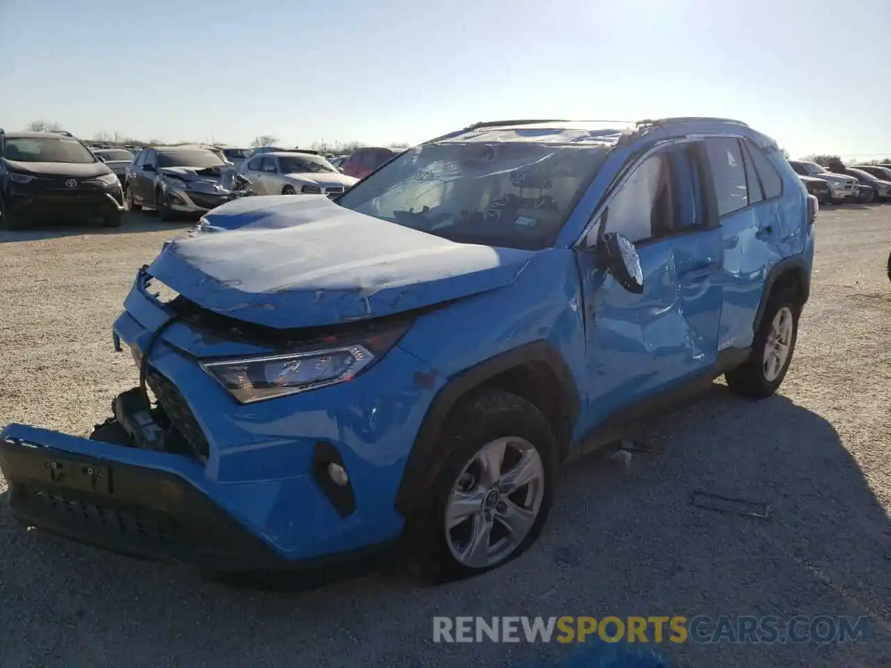 2 Photograph of a damaged car 2T3W1RFV6MW123429 TOYOTA RAV4 2021