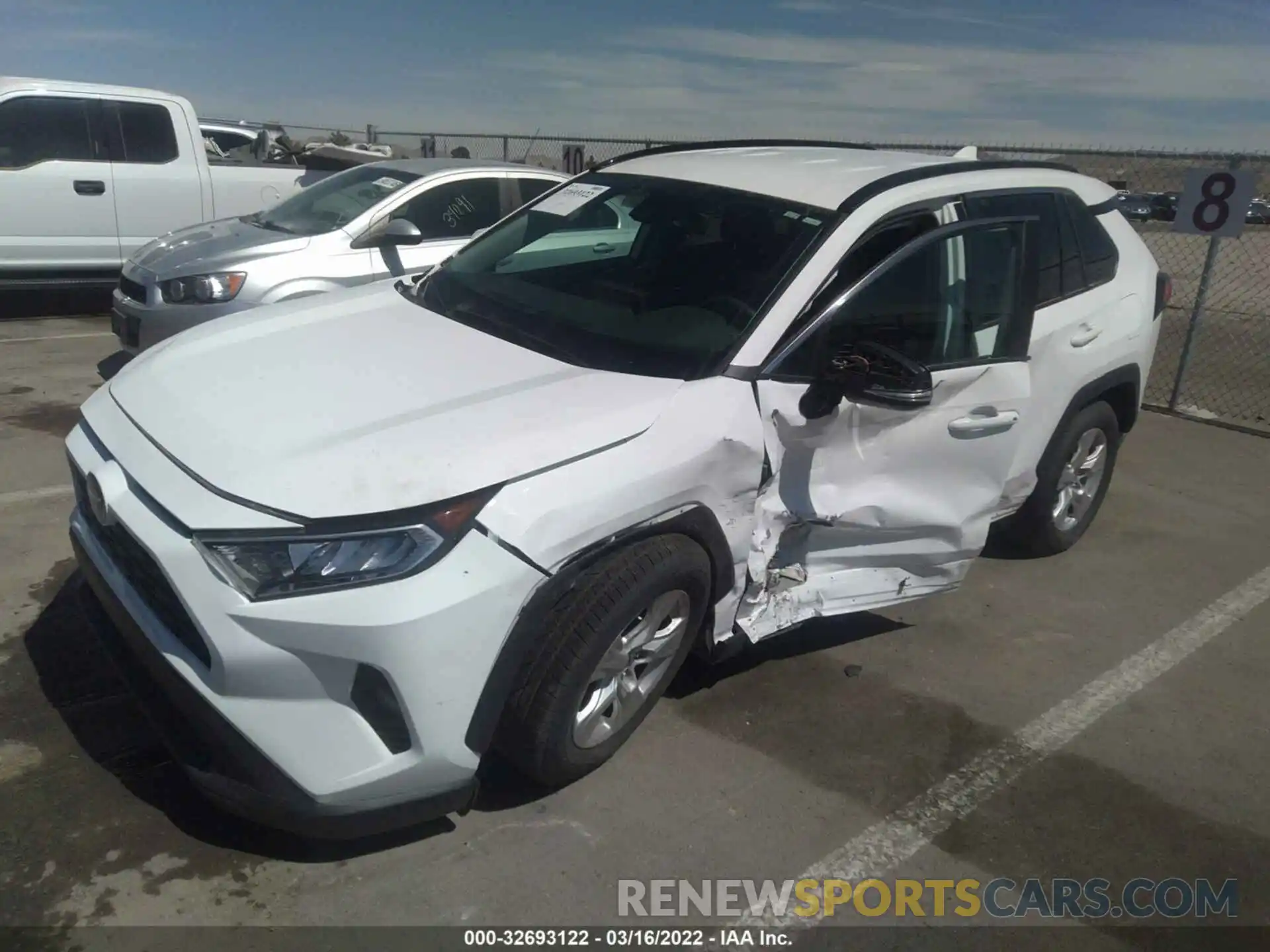 2 Photograph of a damaged car 2T3W1RFV6MW124757 TOYOTA RAV4 2021