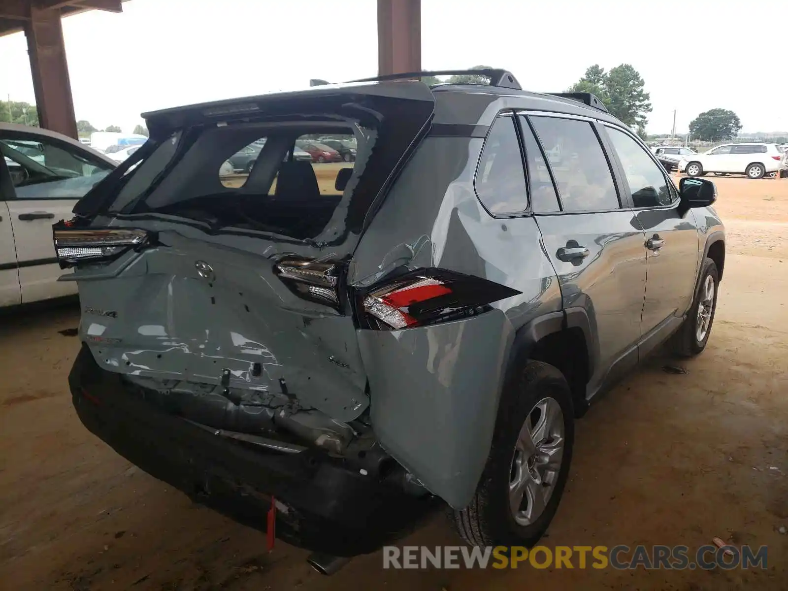 4 Photograph of a damaged car 2T3W1RFV6MW125410 TOYOTA RAV4 2021