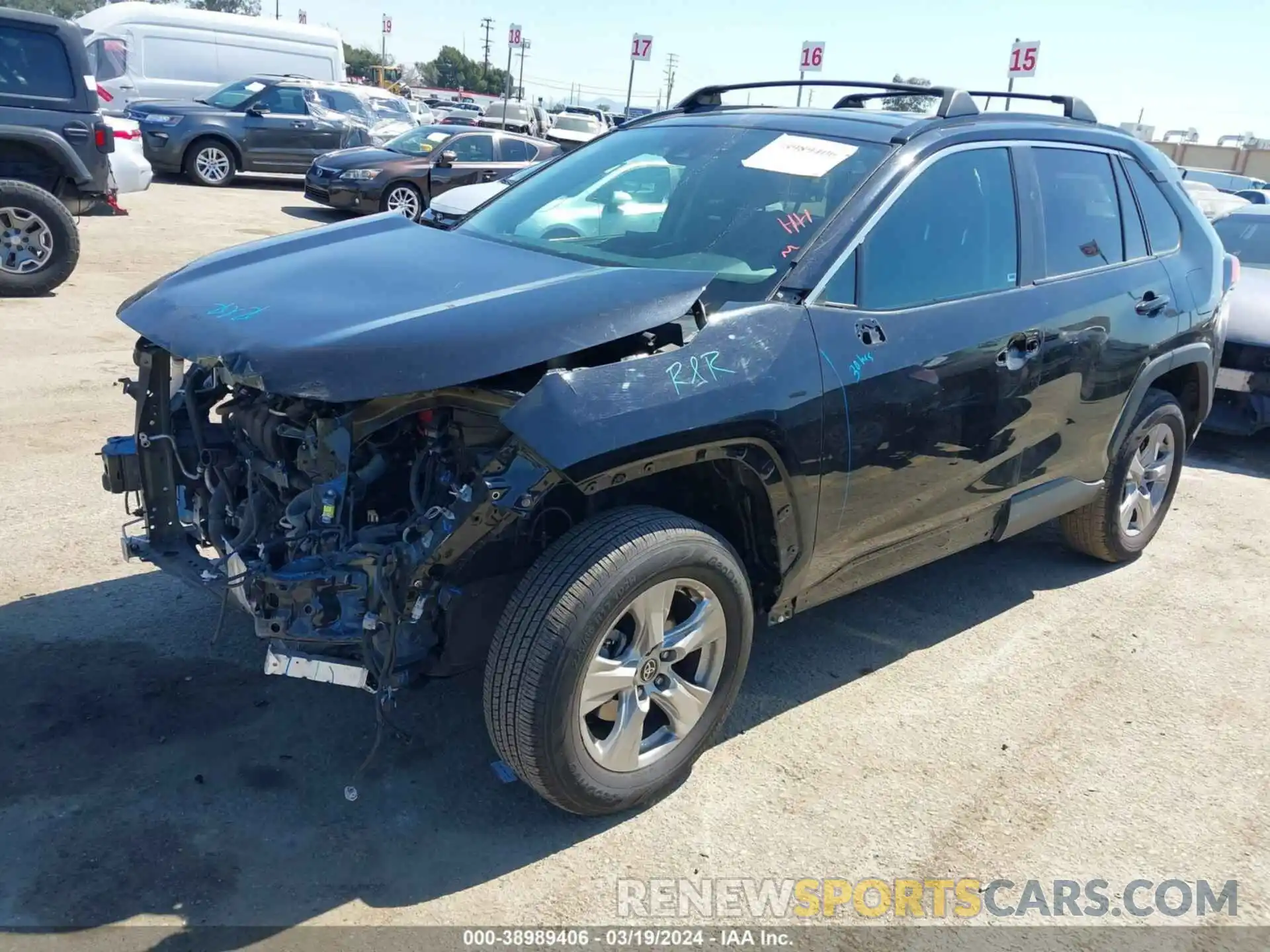 2 Photograph of a damaged car 2T3W1RFV6MW128064 TOYOTA RAV4 2021