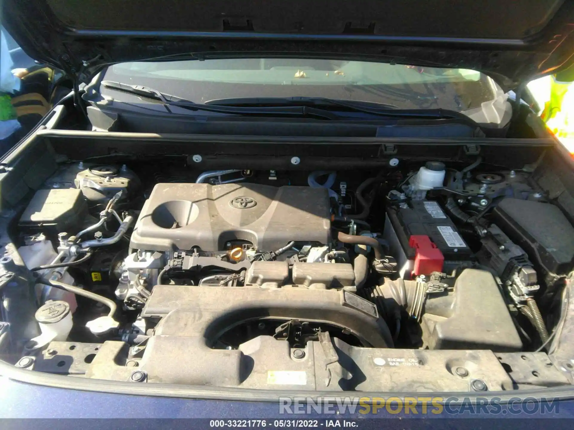 10 Фотография поврежденного автомобиля 2T3W1RFV6MW130347 TOYOTA RAV4 2021