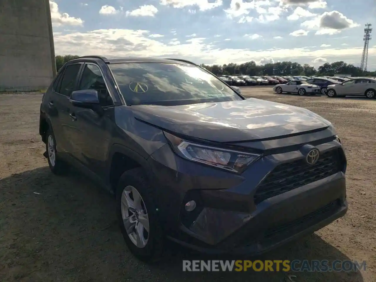 1 Photograph of a damaged car 2T3W1RFV6MW144913 TOYOTA RAV4 2021