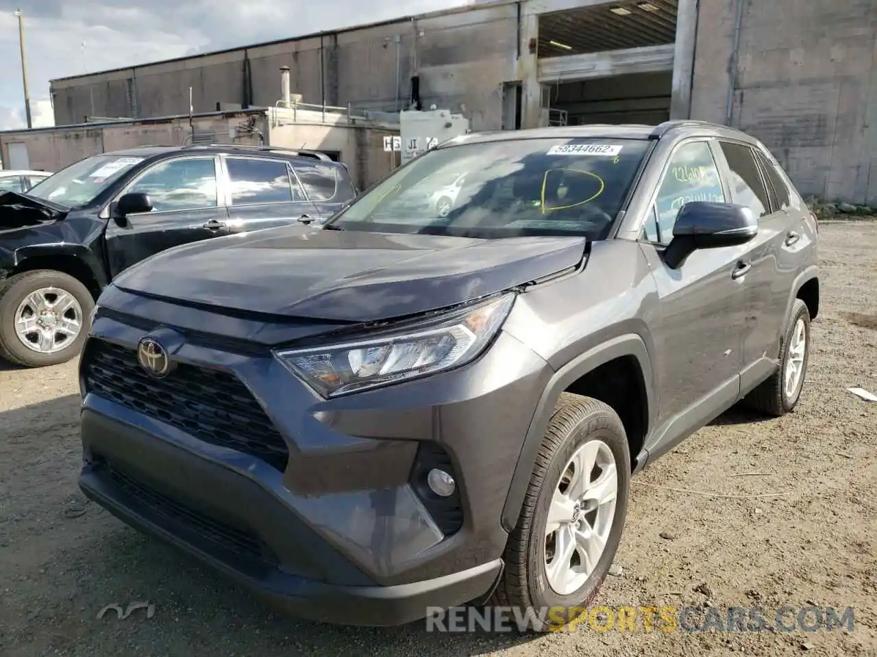 2 Photograph of a damaged car 2T3W1RFV6MW144913 TOYOTA RAV4 2021