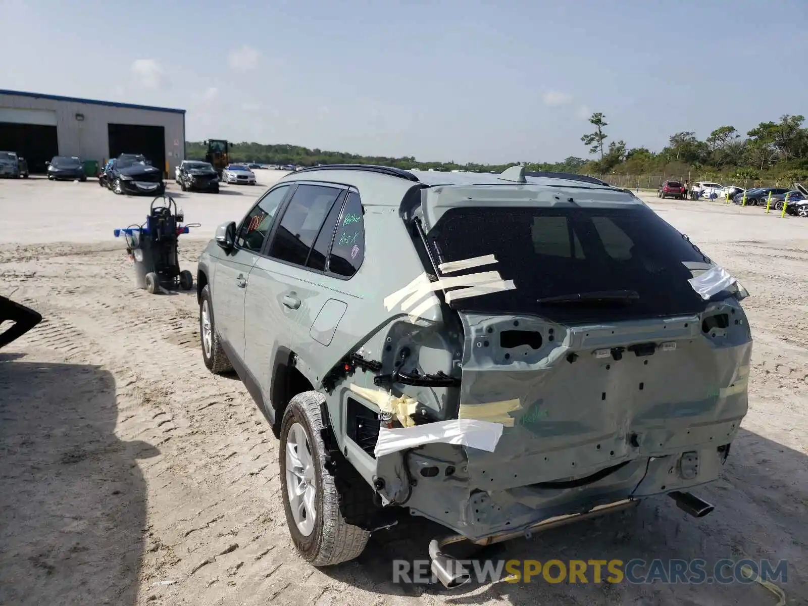 9 Photograph of a damaged car 2T3W1RFV6MW149125 TOYOTA RAV4 2021