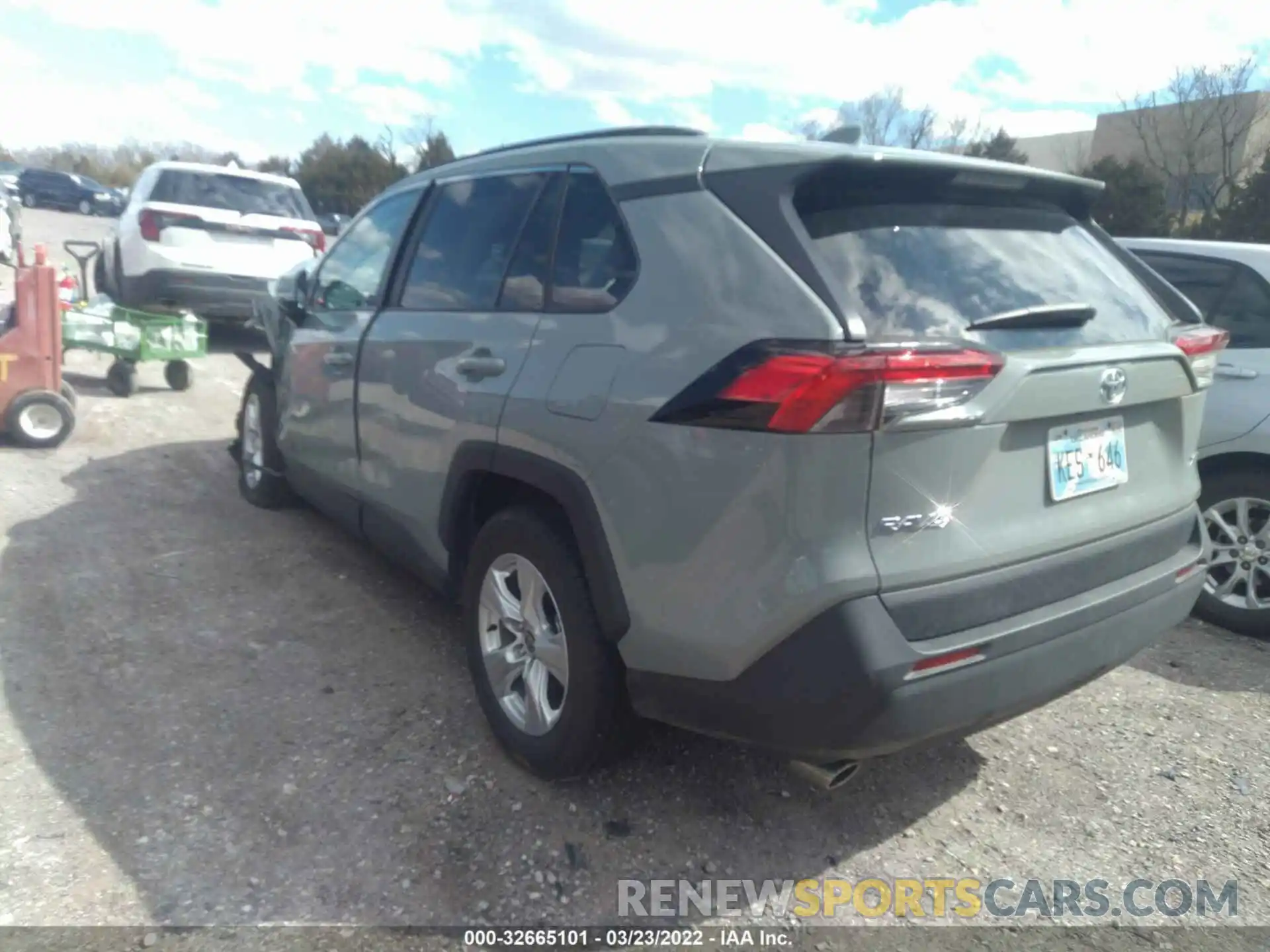 3 Photograph of a damaged car 2T3W1RFV6MW155913 TOYOTA RAV4 2021