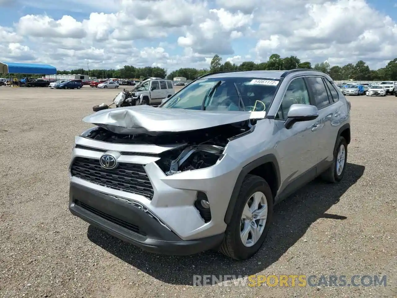 2 Photograph of a damaged car 2T3W1RFV6MW162005 TOYOTA RAV4 2021