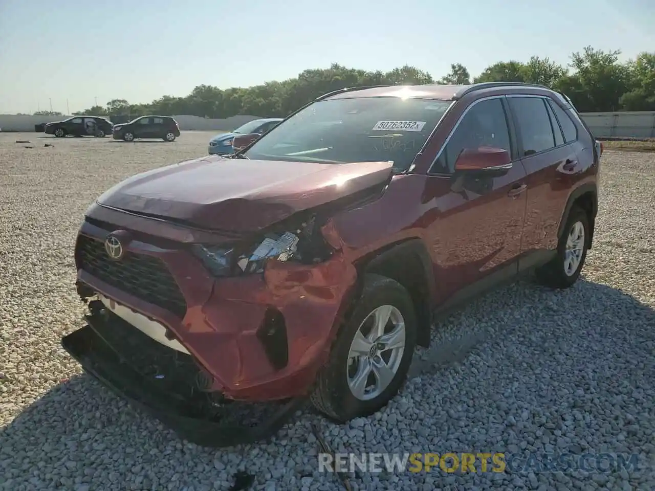 2 Photograph of a damaged car 2T3W1RFV6MW166927 TOYOTA RAV4 2021