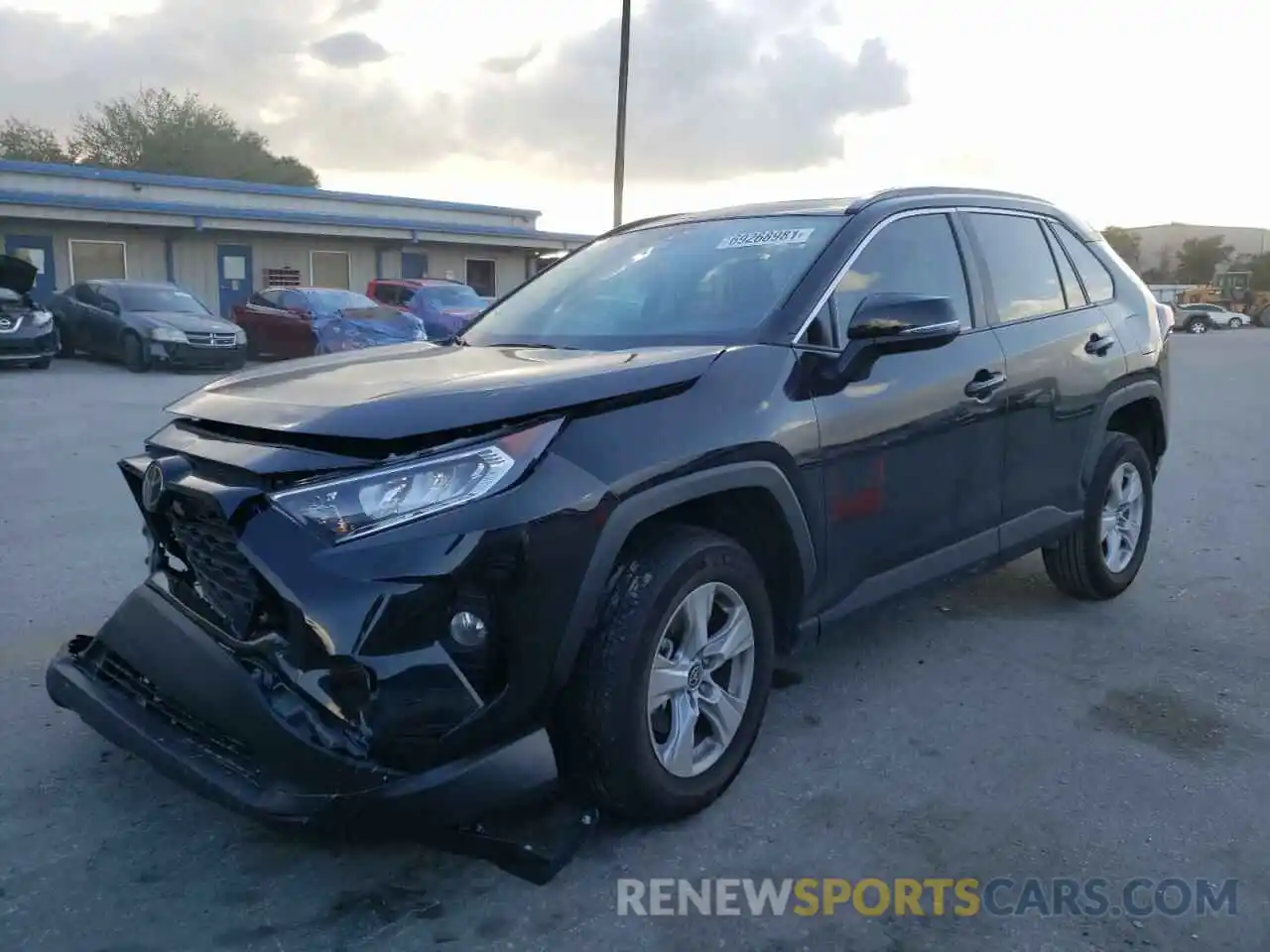 2 Photograph of a damaged car 2T3W1RFV6MW167768 TOYOTA RAV4 2021