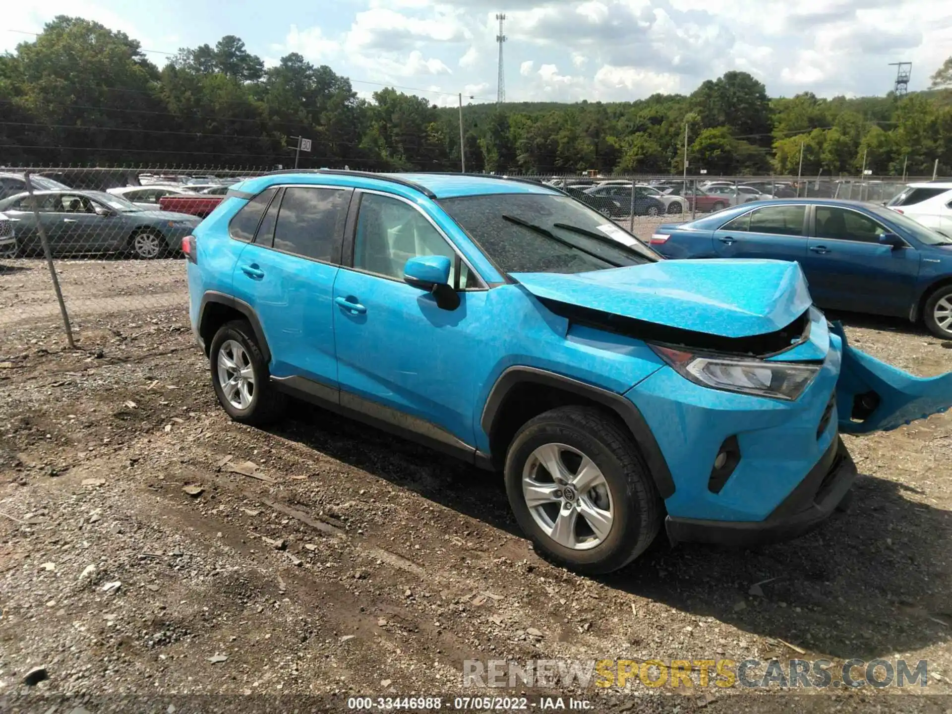 1 Photograph of a damaged car 2T3W1RFV6MW177605 TOYOTA RAV4 2021