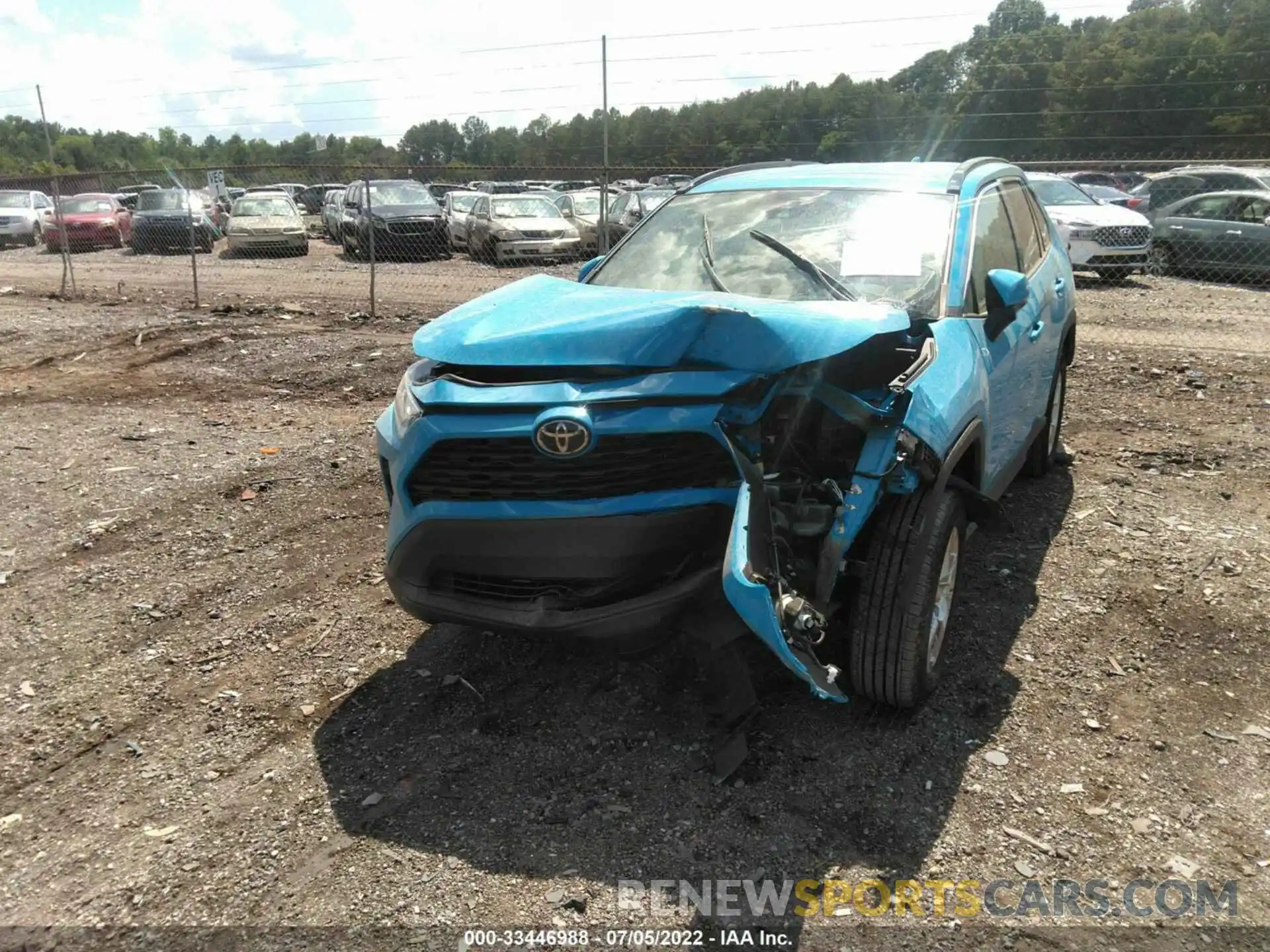 6 Photograph of a damaged car 2T3W1RFV6MW177605 TOYOTA RAV4 2021