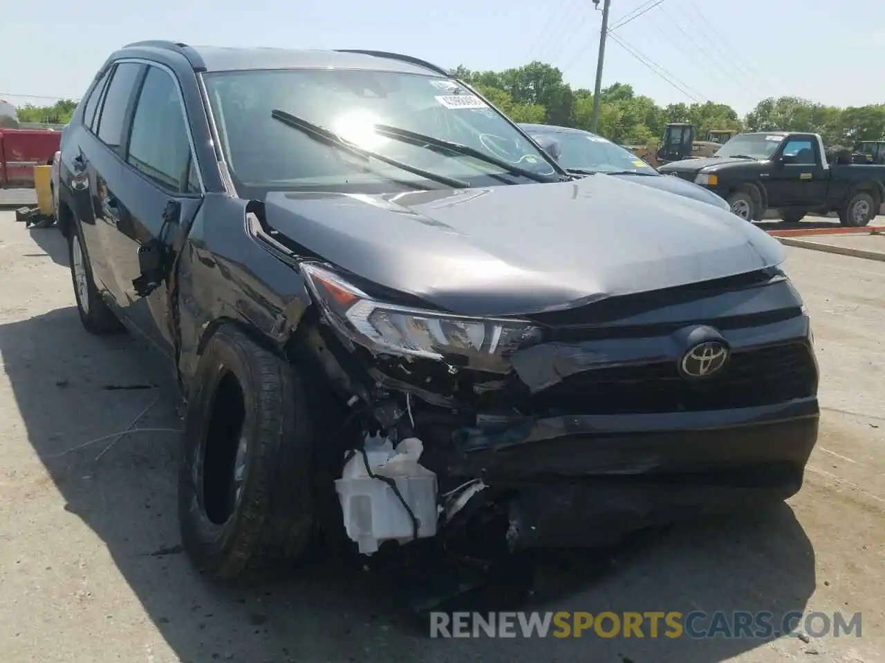 1 Photograph of a damaged car 2T3W1RFV7MC086148 TOYOTA RAV4 2021