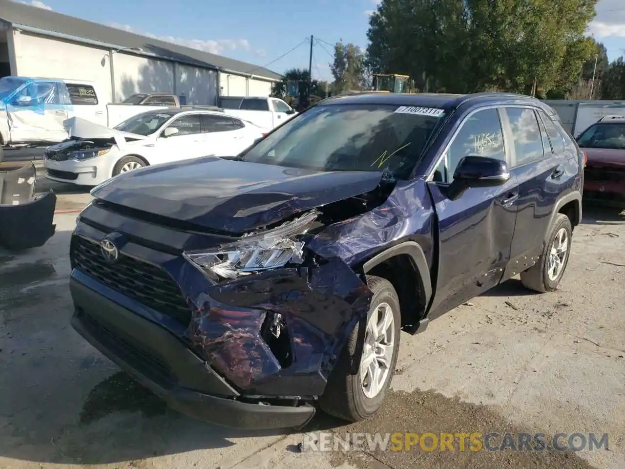 2 Photograph of a damaged car 2T3W1RFV7MC088353 TOYOTA RAV4 2021