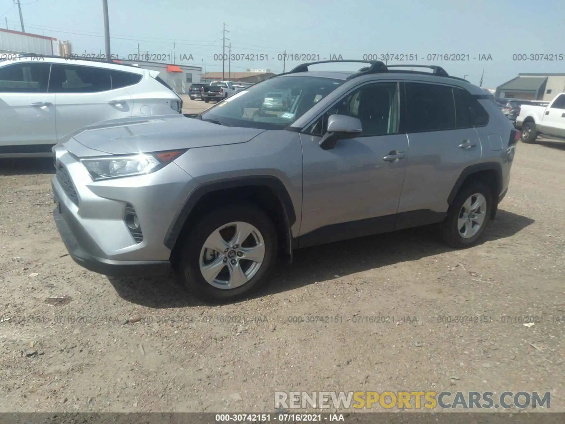 2 Photograph of a damaged car 2T3W1RFV7MC088997 TOYOTA RAV4 2021