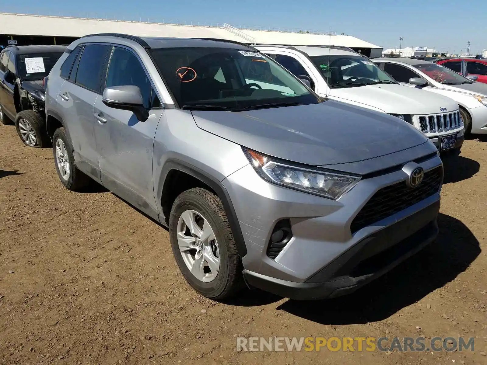 1 Photograph of a damaged car 2T3W1RFV7MC097585 TOYOTA RAV4 2021