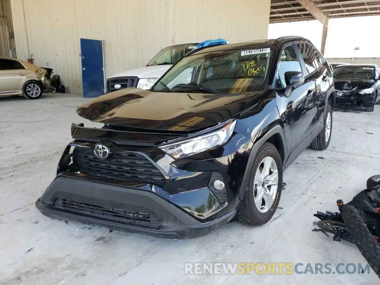 2 Photograph of a damaged car 2T3W1RFV7MC097876 TOYOTA RAV4 2021