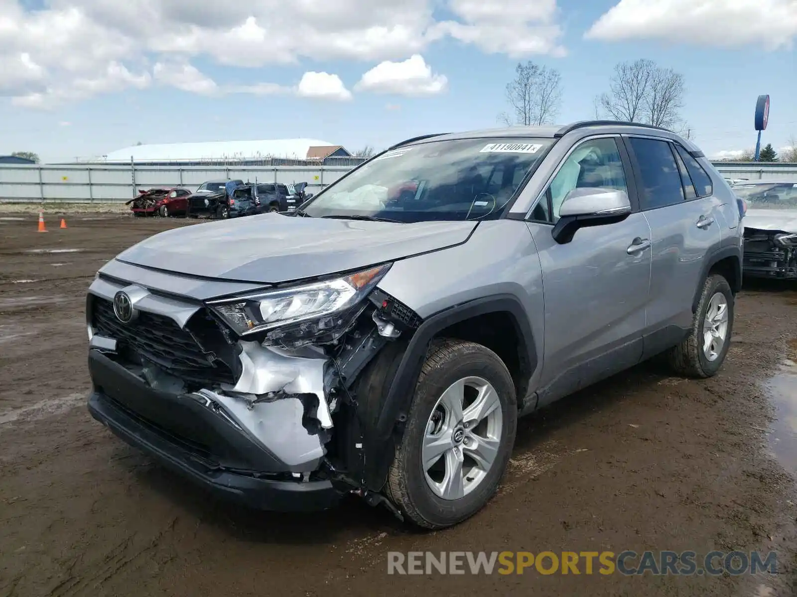 2 Photograph of a damaged car 2T3W1RFV7MC098770 TOYOTA RAV4 2021