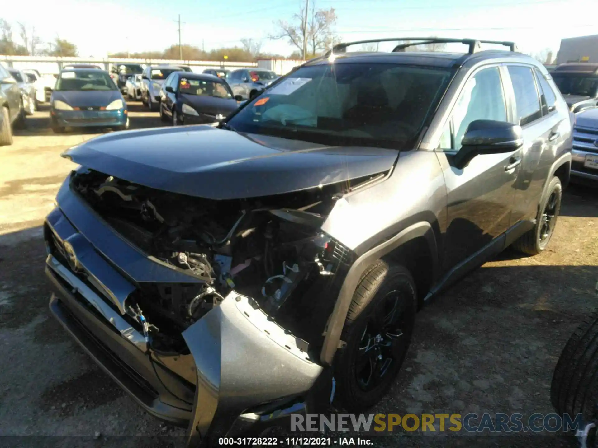 2 Photograph of a damaged car 2T3W1RFV7MC101411 TOYOTA RAV4 2021