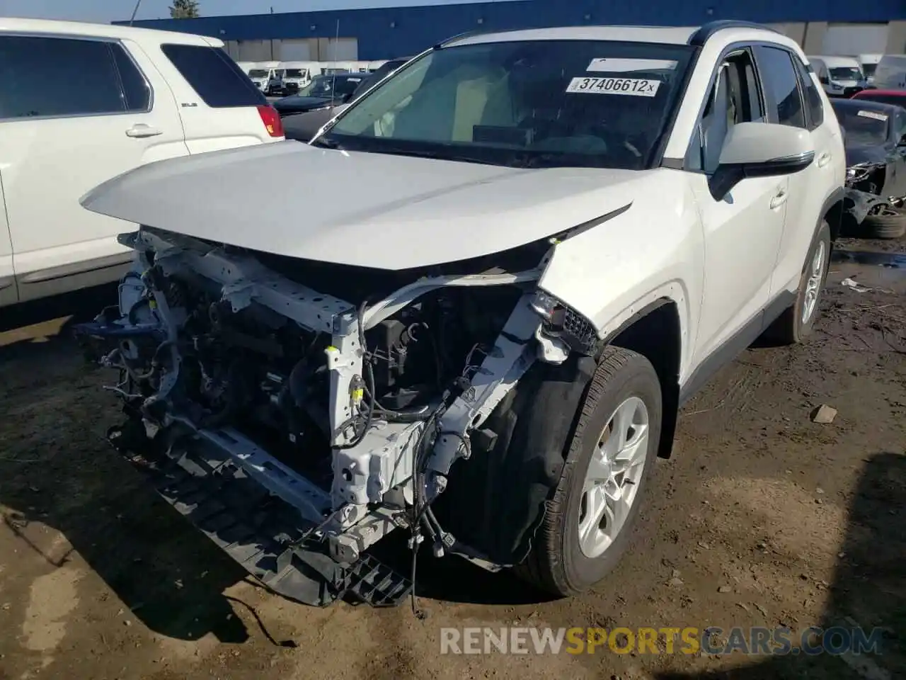 2 Photograph of a damaged car 2T3W1RFV7MC101473 TOYOTA RAV4 2021