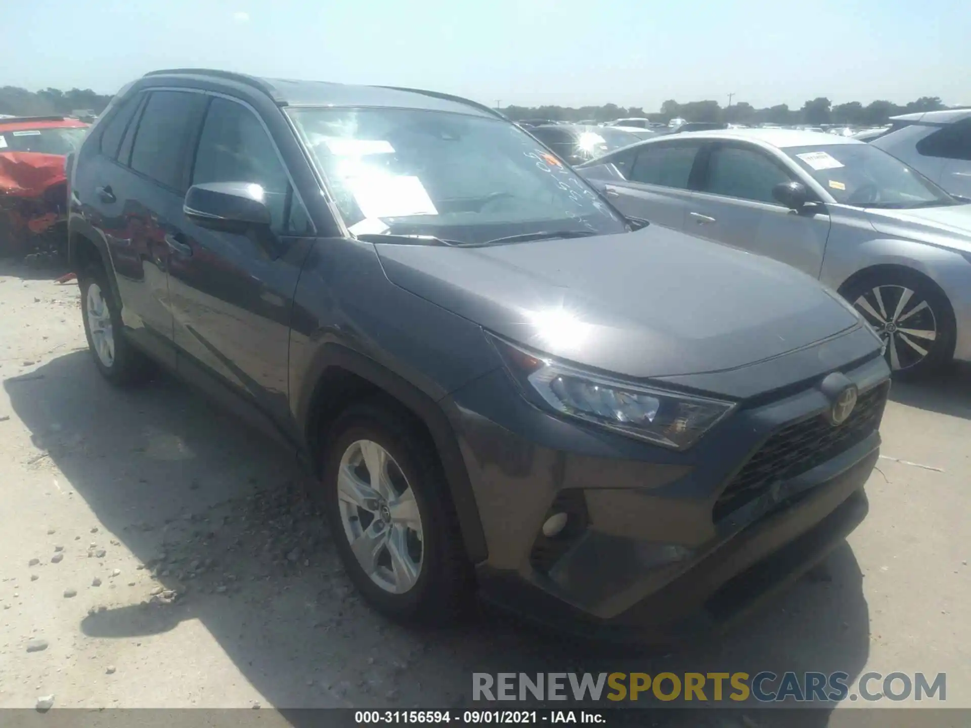 1 Photograph of a damaged car 2T3W1RFV7MC102395 TOYOTA RAV4 2021