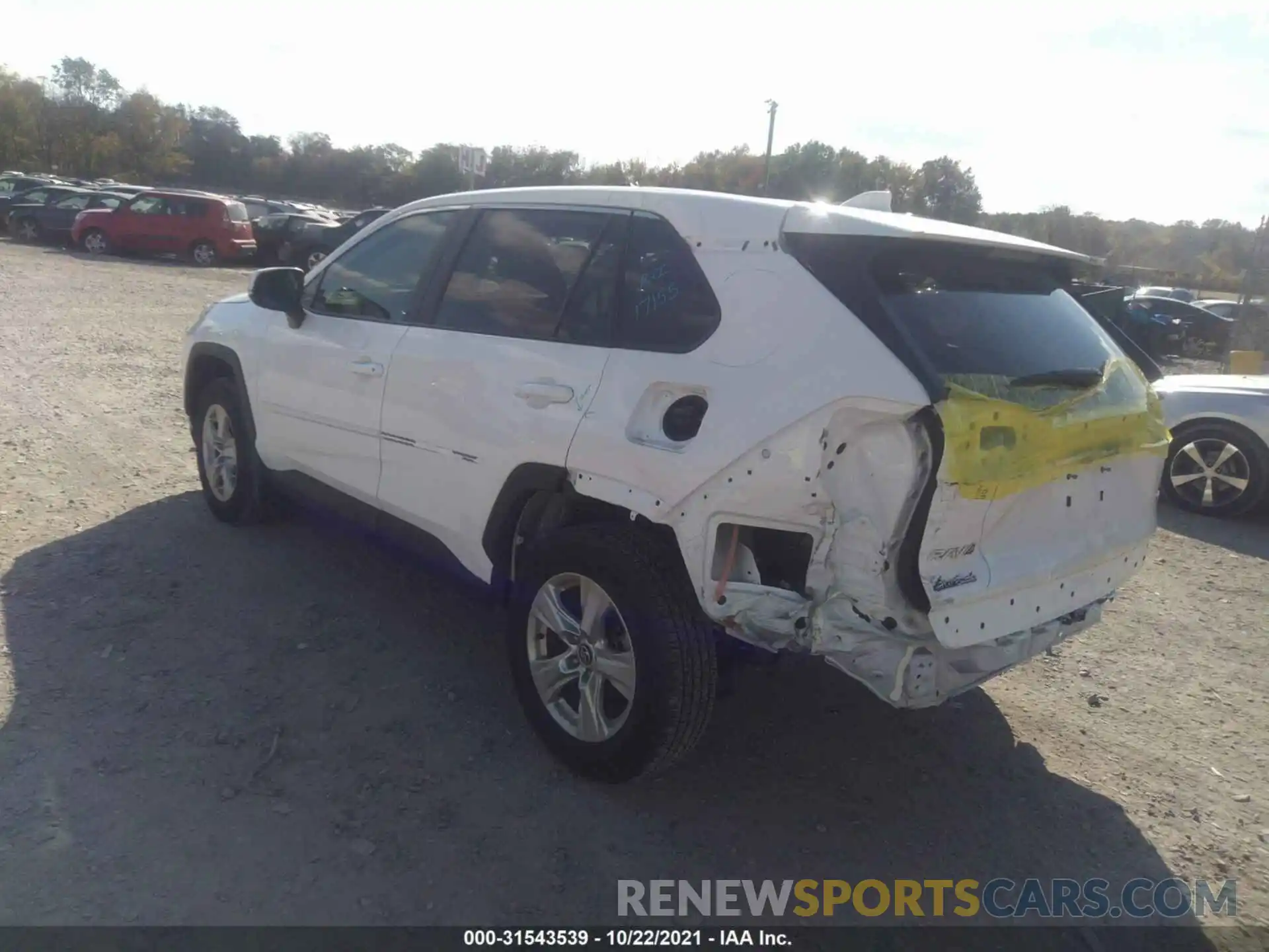 3 Photograph of a damaged car 2T3W1RFV7MC103868 TOYOTA RAV4 2021