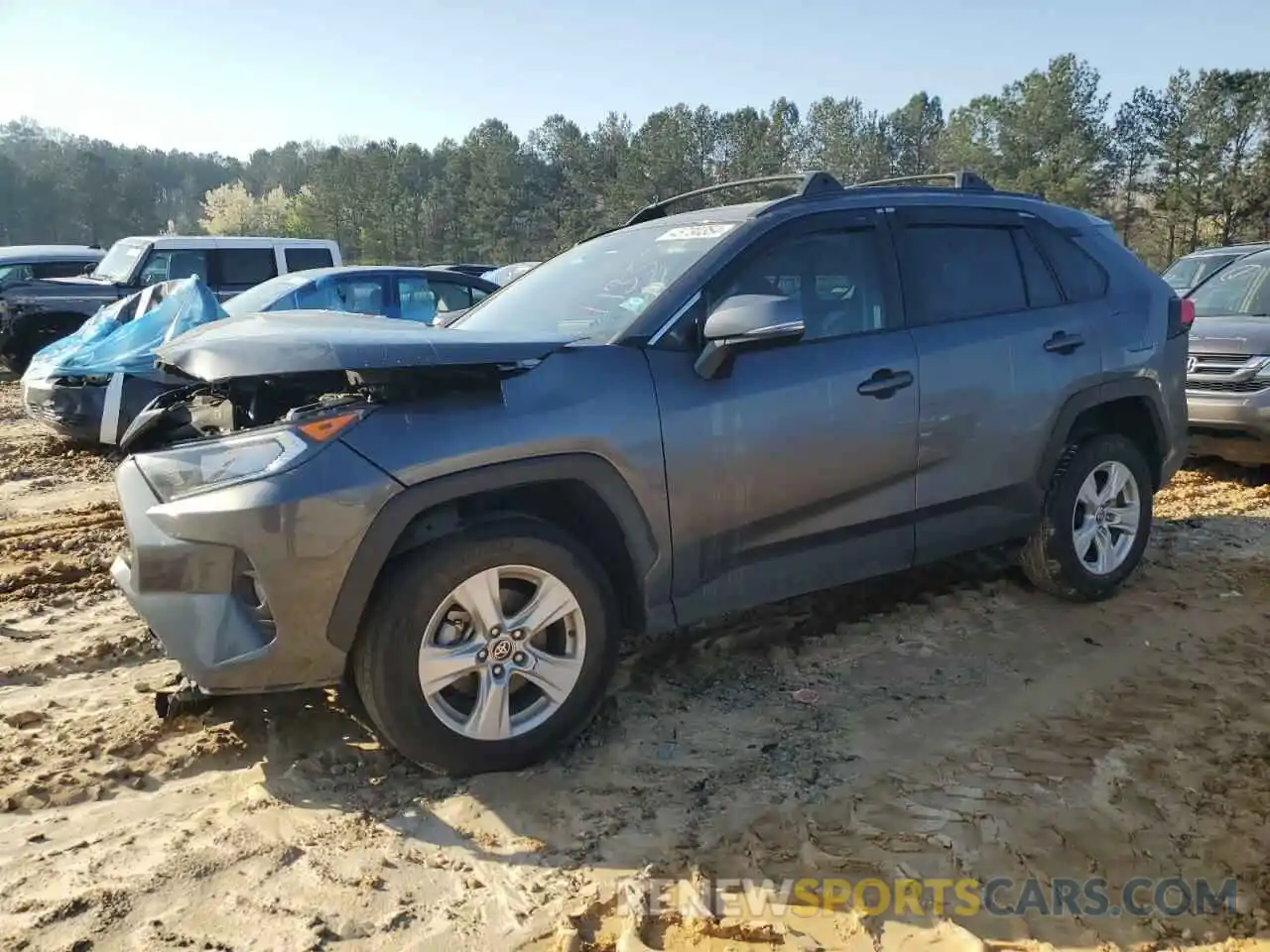 1 Photograph of a damaged car 2T3W1RFV7MC113574 TOYOTA RAV4 2021