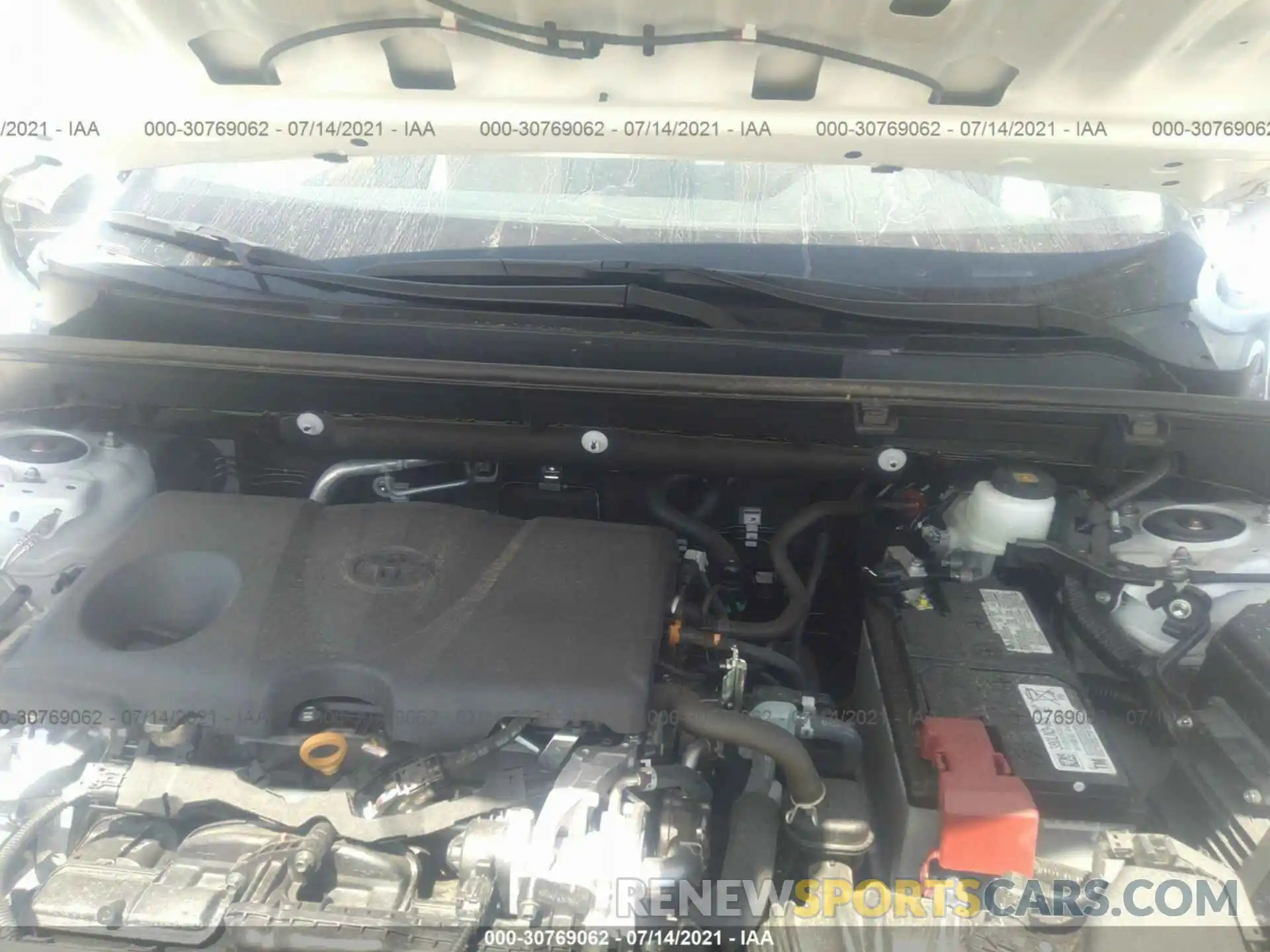 10 Фотография поврежденного автомобиля 2T3W1RFV7MC121559 TOYOTA RAV4 2021