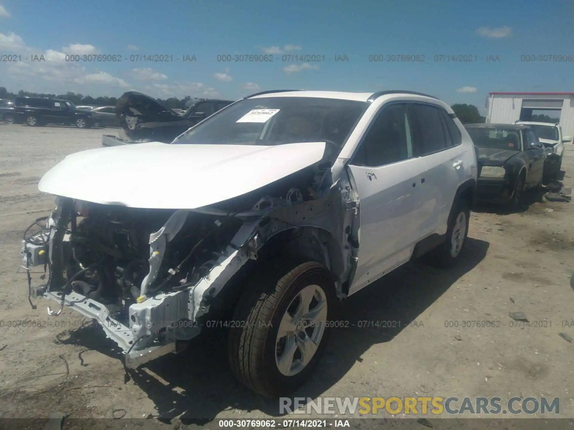 2 Photograph of a damaged car 2T3W1RFV7MC121559 TOYOTA RAV4 2021