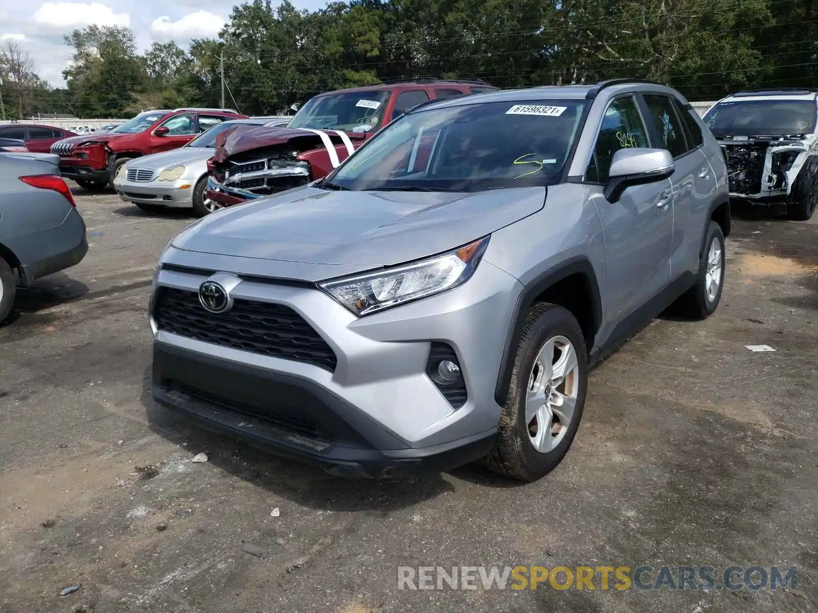 2 Photograph of a damaged car 2T3W1RFV7MC131864 TOYOTA RAV4 2021