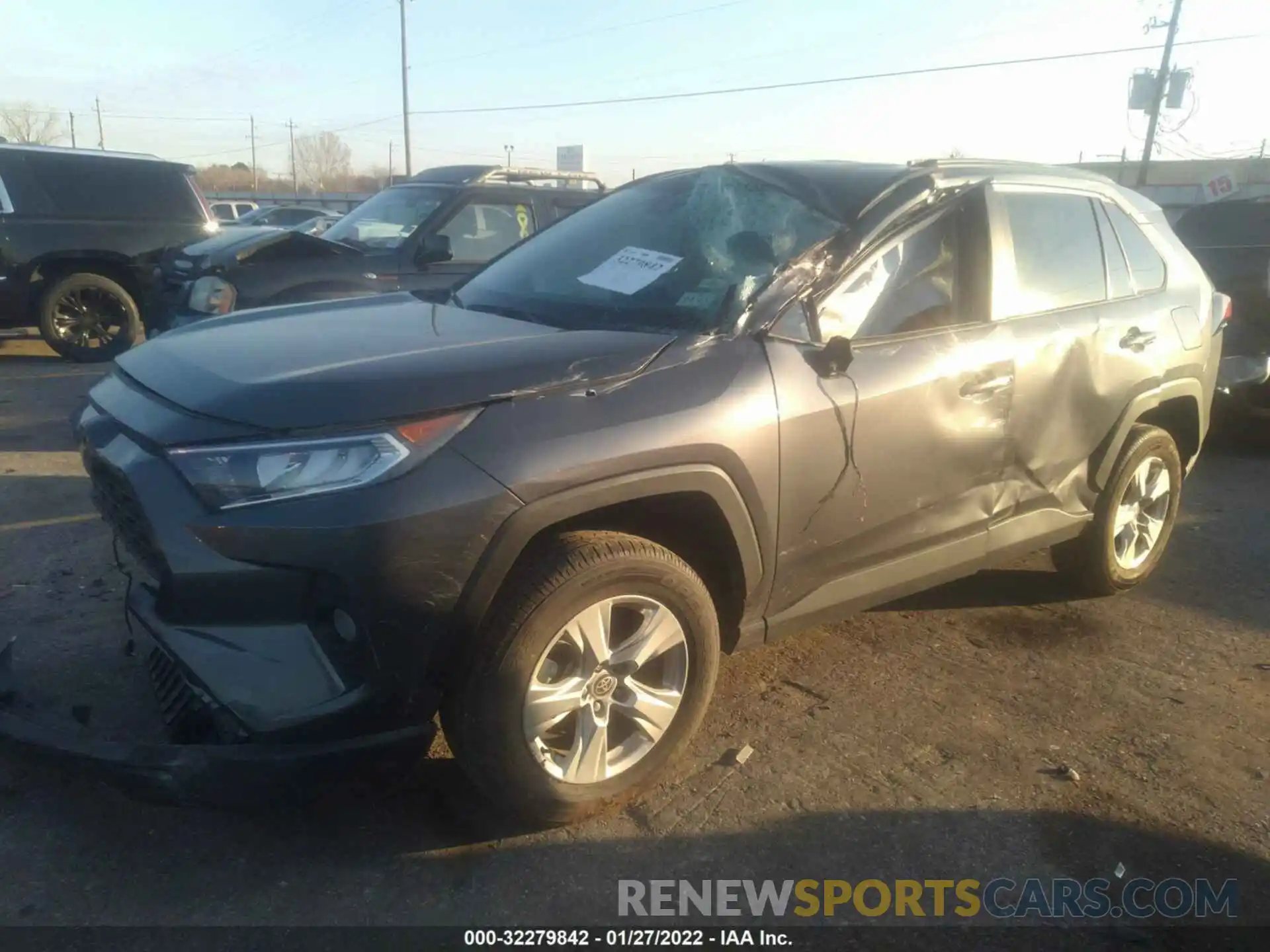 2 Photograph of a damaged car 2T3W1RFV7MC132027 TOYOTA RAV4 2021