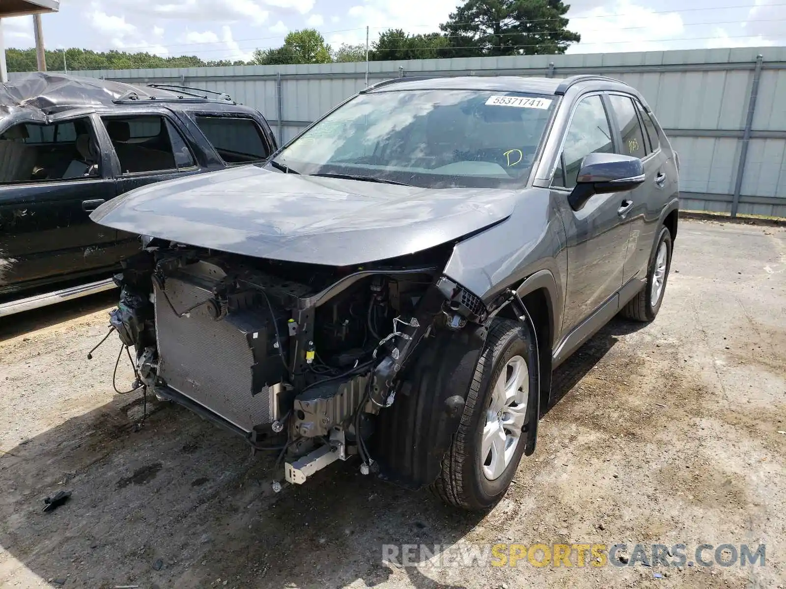 2 Photograph of a damaged car 2T3W1RFV7MC133341 TOYOTA RAV4 2021