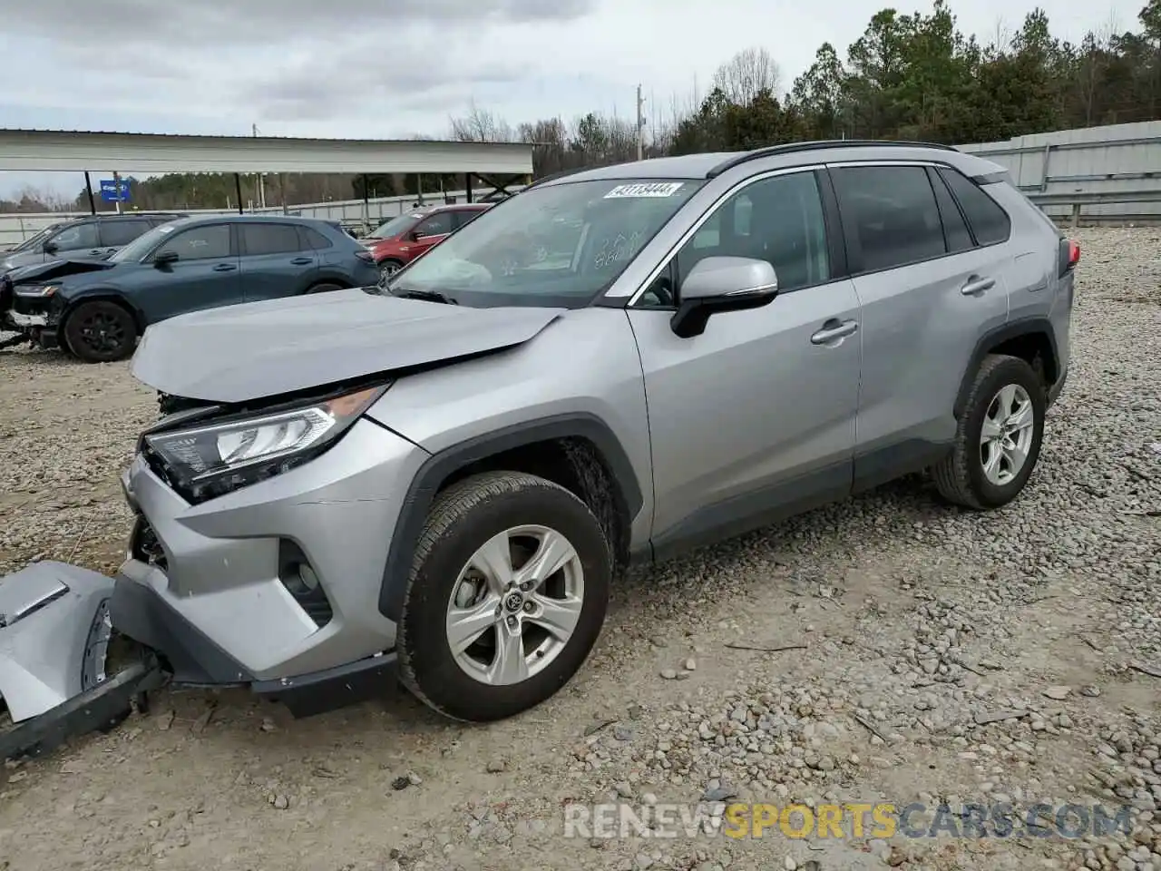 1 Photograph of a damaged car 2T3W1RFV7MC138801 TOYOTA RAV4 2021