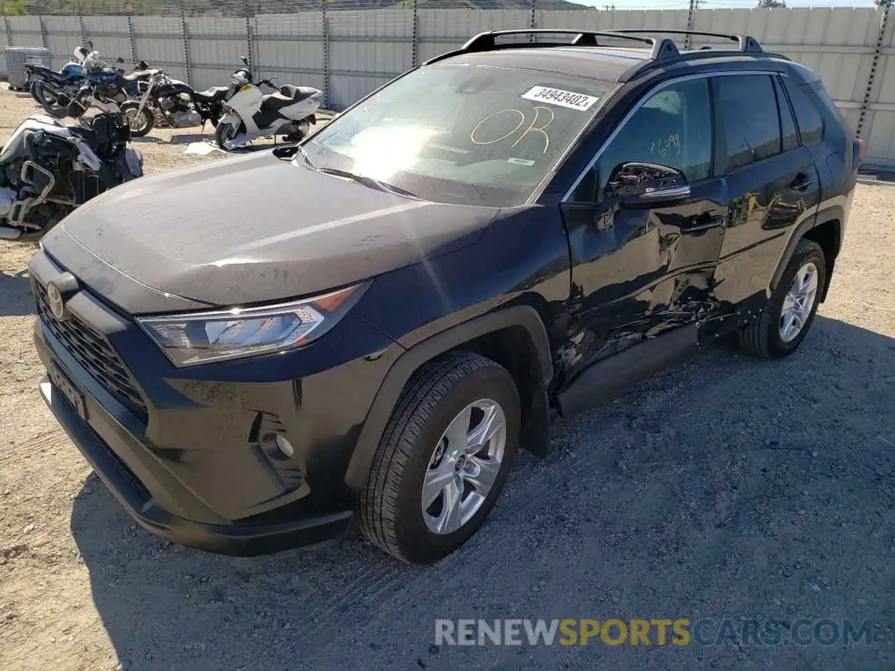 2 Фотография поврежденного автомобиля 2T3W1RFV7MC148521 TOYOTA RAV4 2021