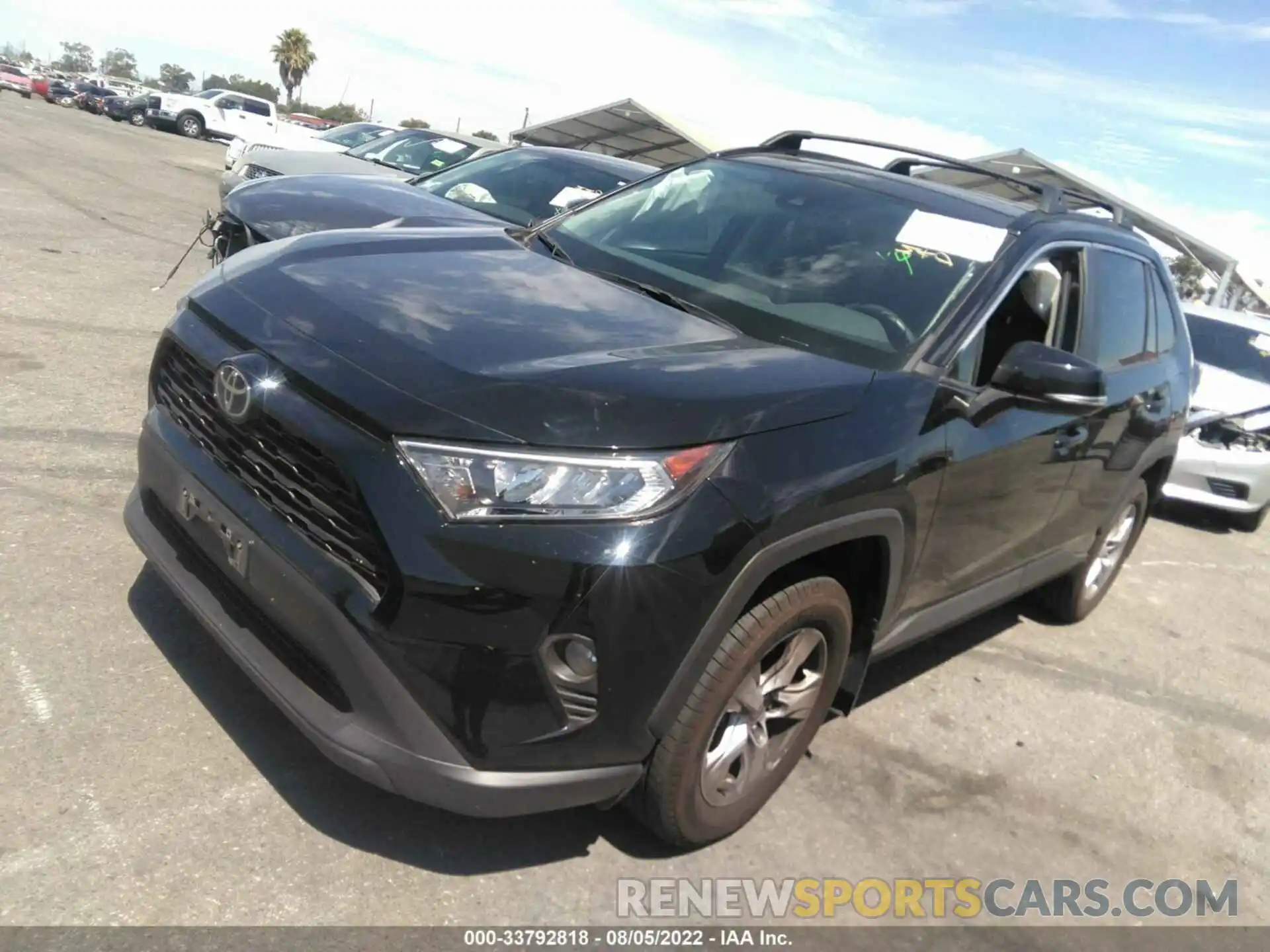 2 Photograph of a damaged car 2T3W1RFV7MC153296 TOYOTA RAV4 2021