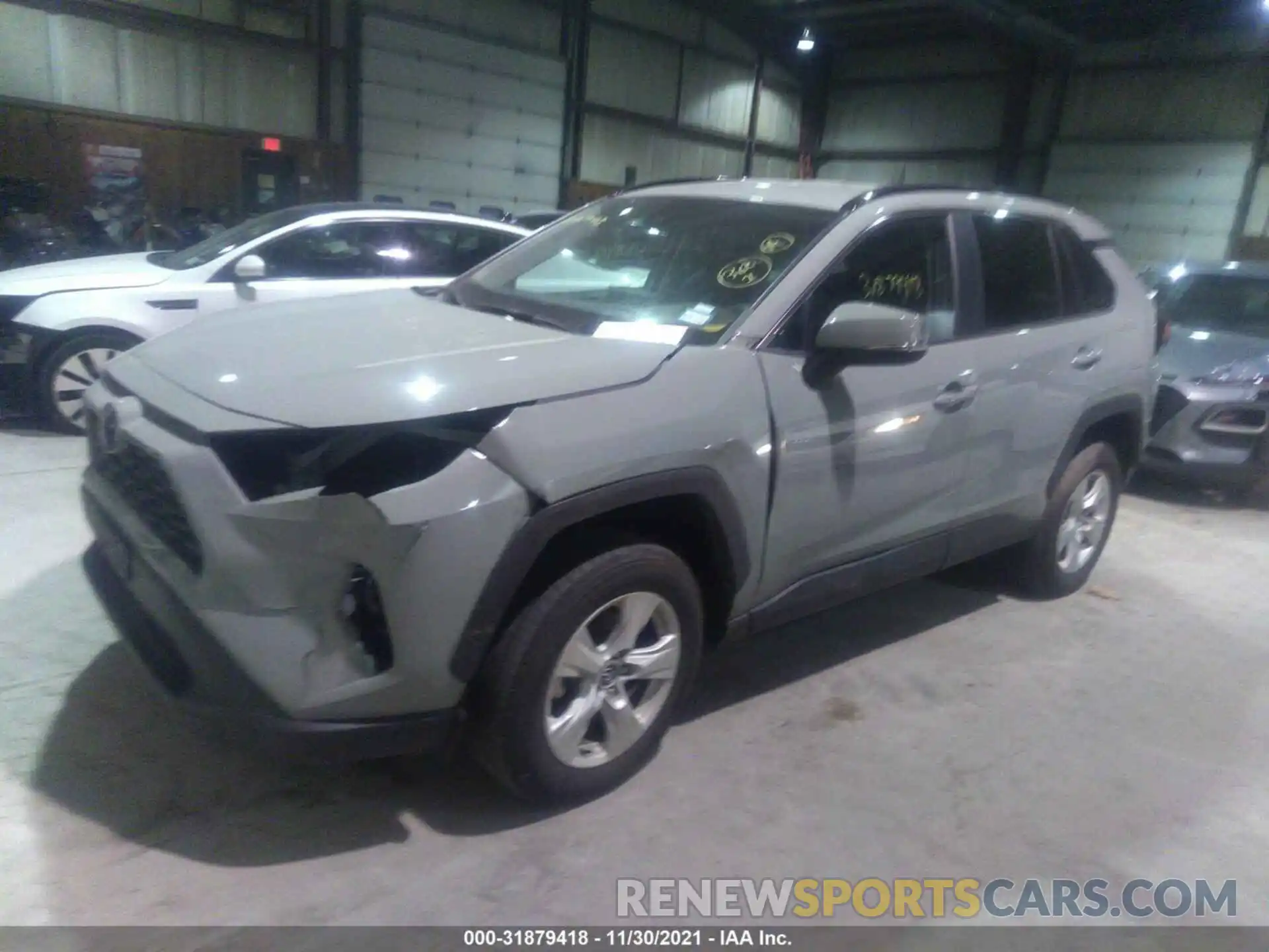 2 Photograph of a damaged car 2T3W1RFV7MW107272 TOYOTA RAV4 2021