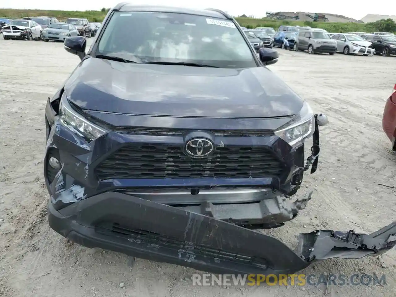 9 Photograph of a damaged car 2T3W1RFV7MW108888 TOYOTA RAV4 2021