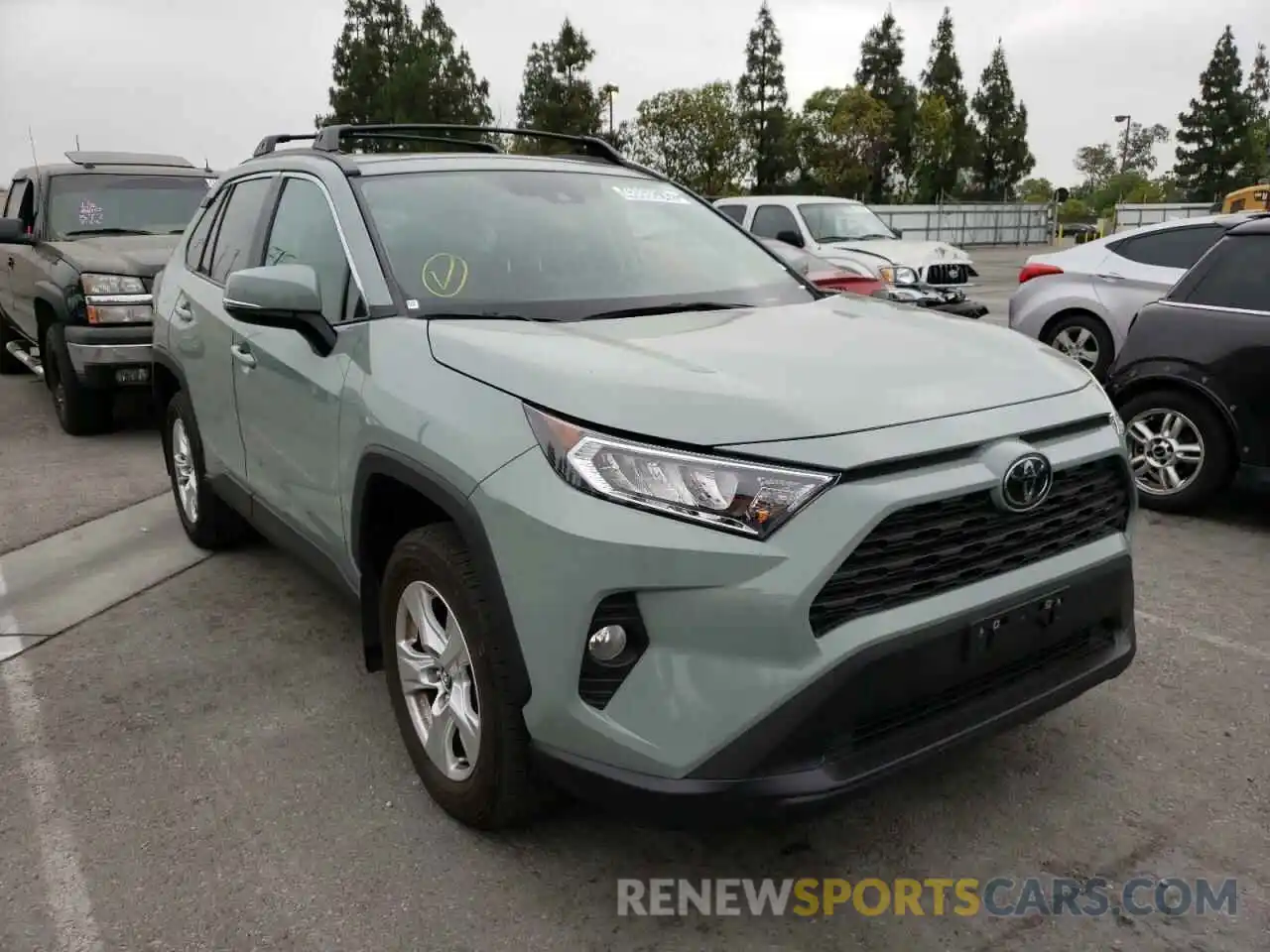 1 Фотография поврежденного автомобиля 2T3W1RFV7MW109880 TOYOTA RAV4 2021