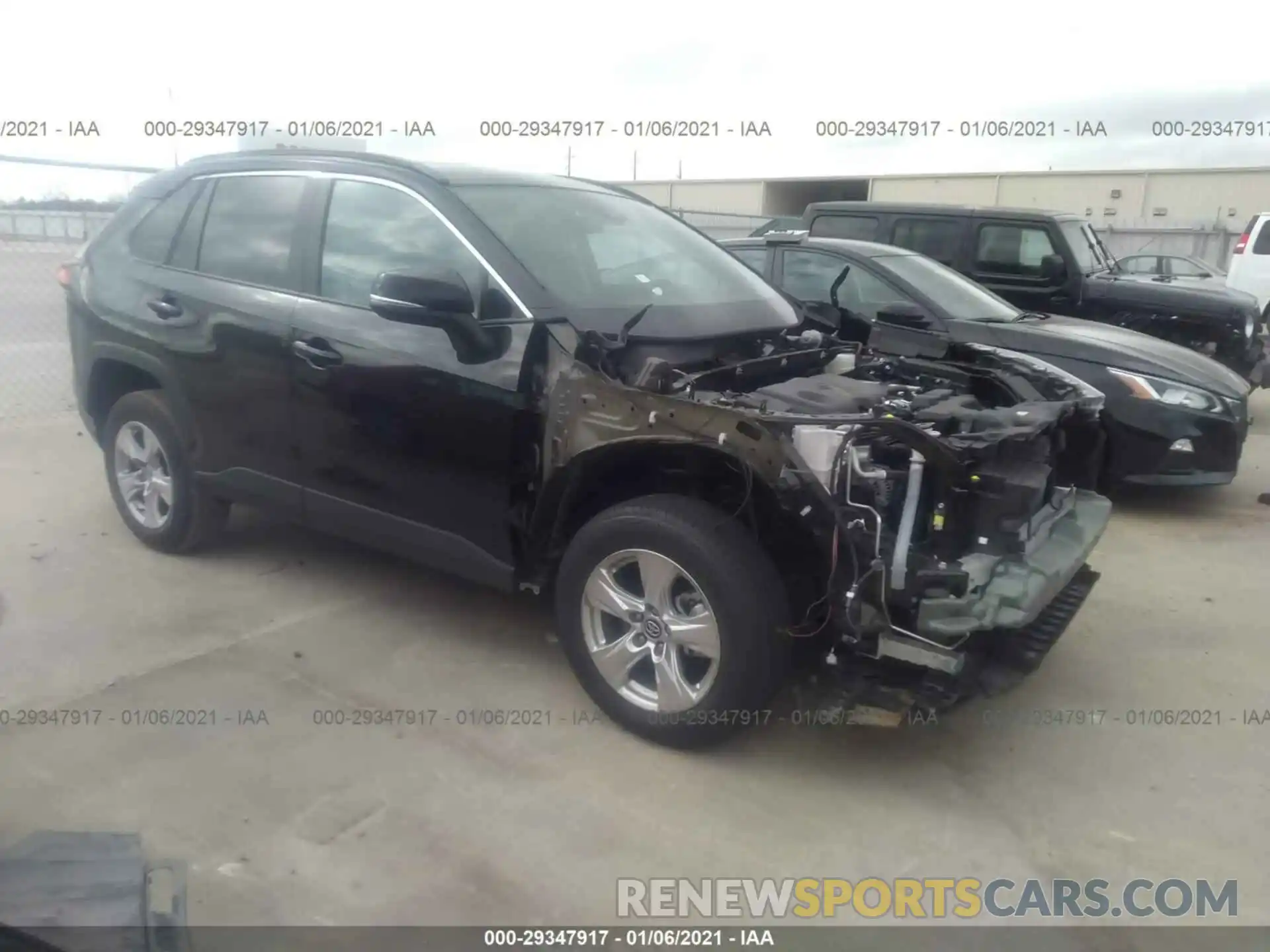 1 Photograph of a damaged car 2T3W1RFV7MW111872 TOYOTA RAV4 2021