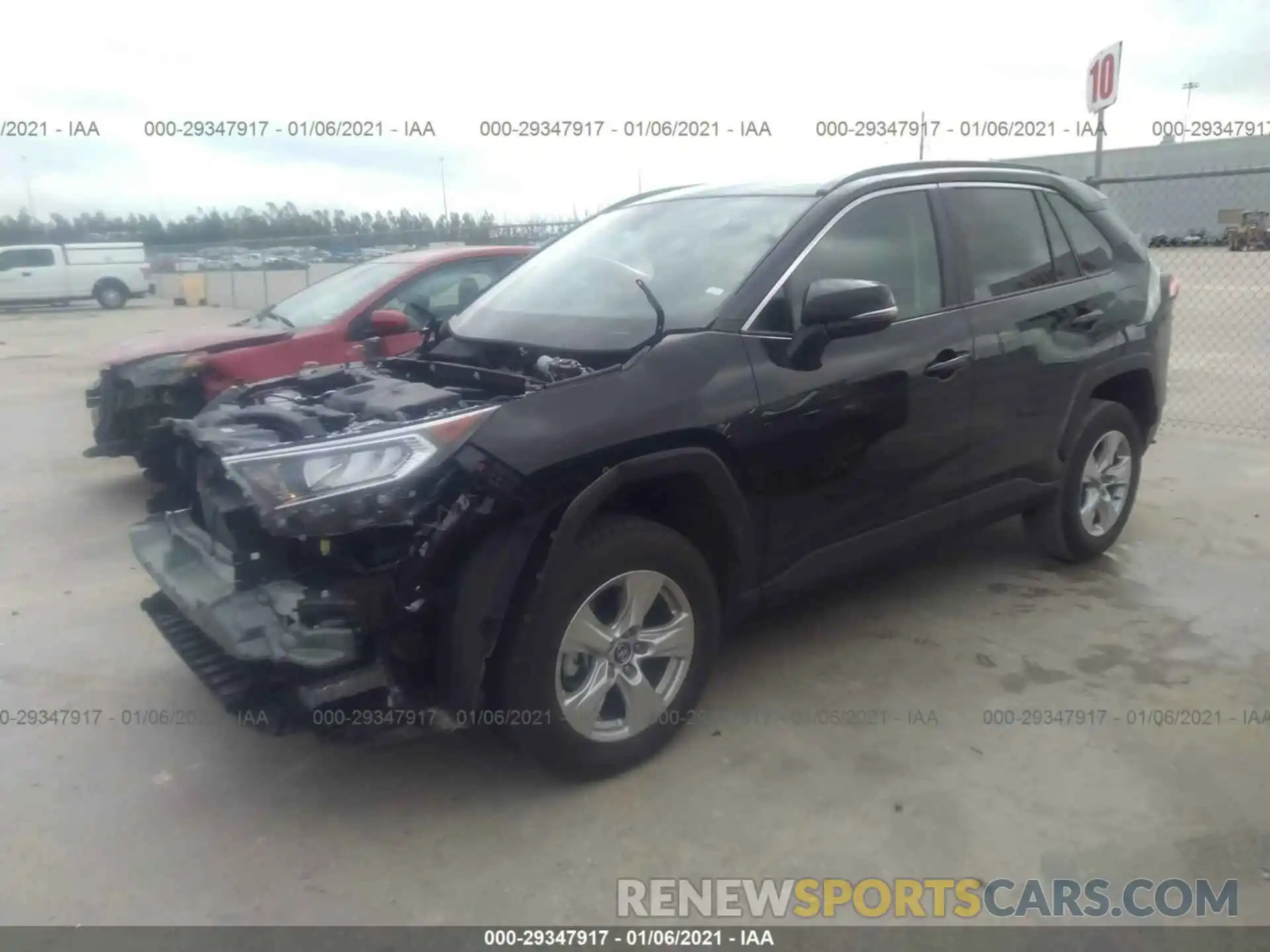 2 Photograph of a damaged car 2T3W1RFV7MW111872 TOYOTA RAV4 2021