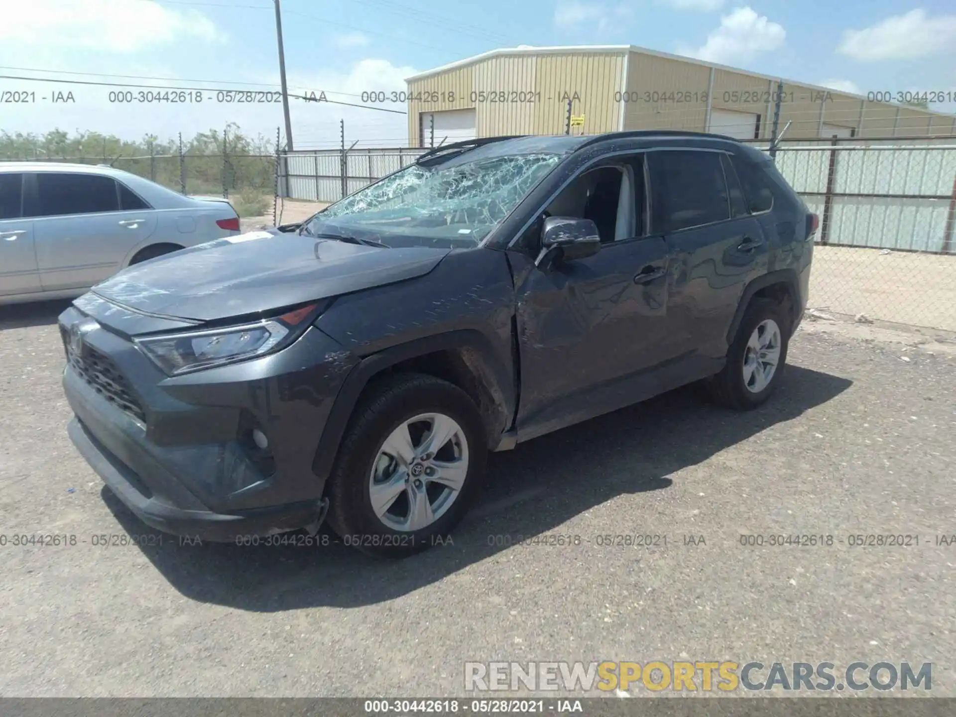 2 Photograph of a damaged car 2T3W1RFV7MW116117 TOYOTA RAV4 2021