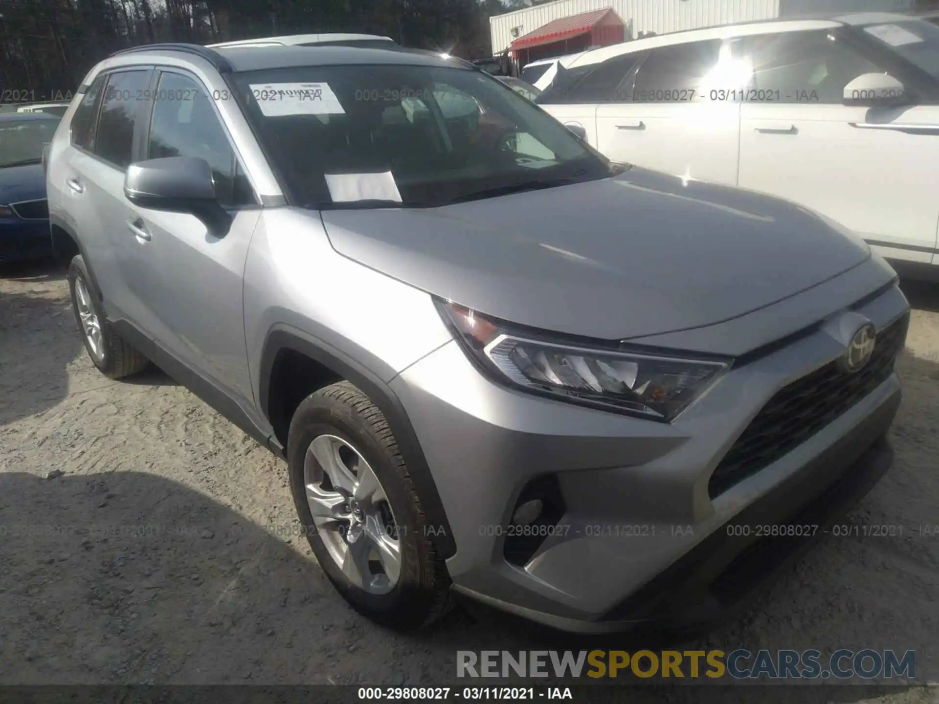 1 Photograph of a damaged car 2T3W1RFV7MW117204 TOYOTA RAV4 2021