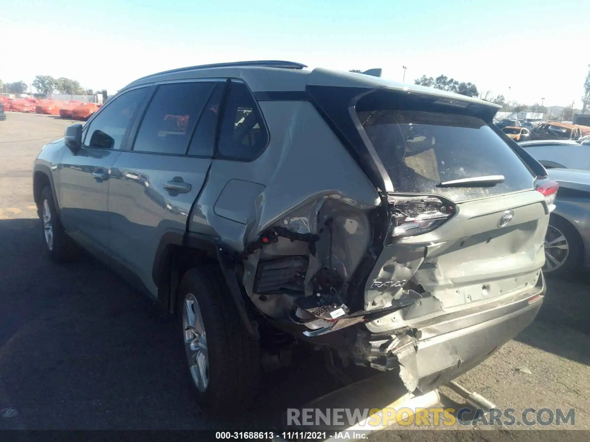 3 Photograph of a damaged car 2T3W1RFV7MW121415 TOYOTA RAV4 2021