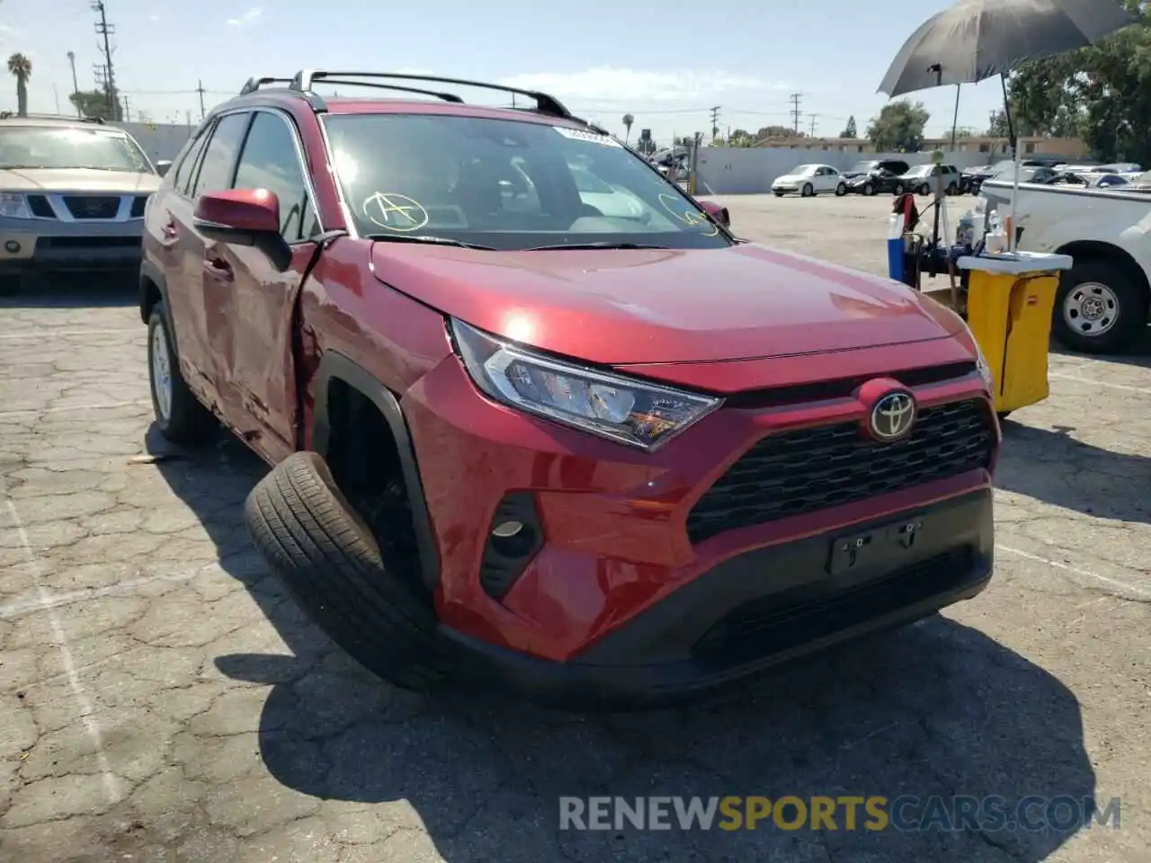 1 Photograph of a damaged car 2T3W1RFV7MW139249 TOYOTA RAV4 2021