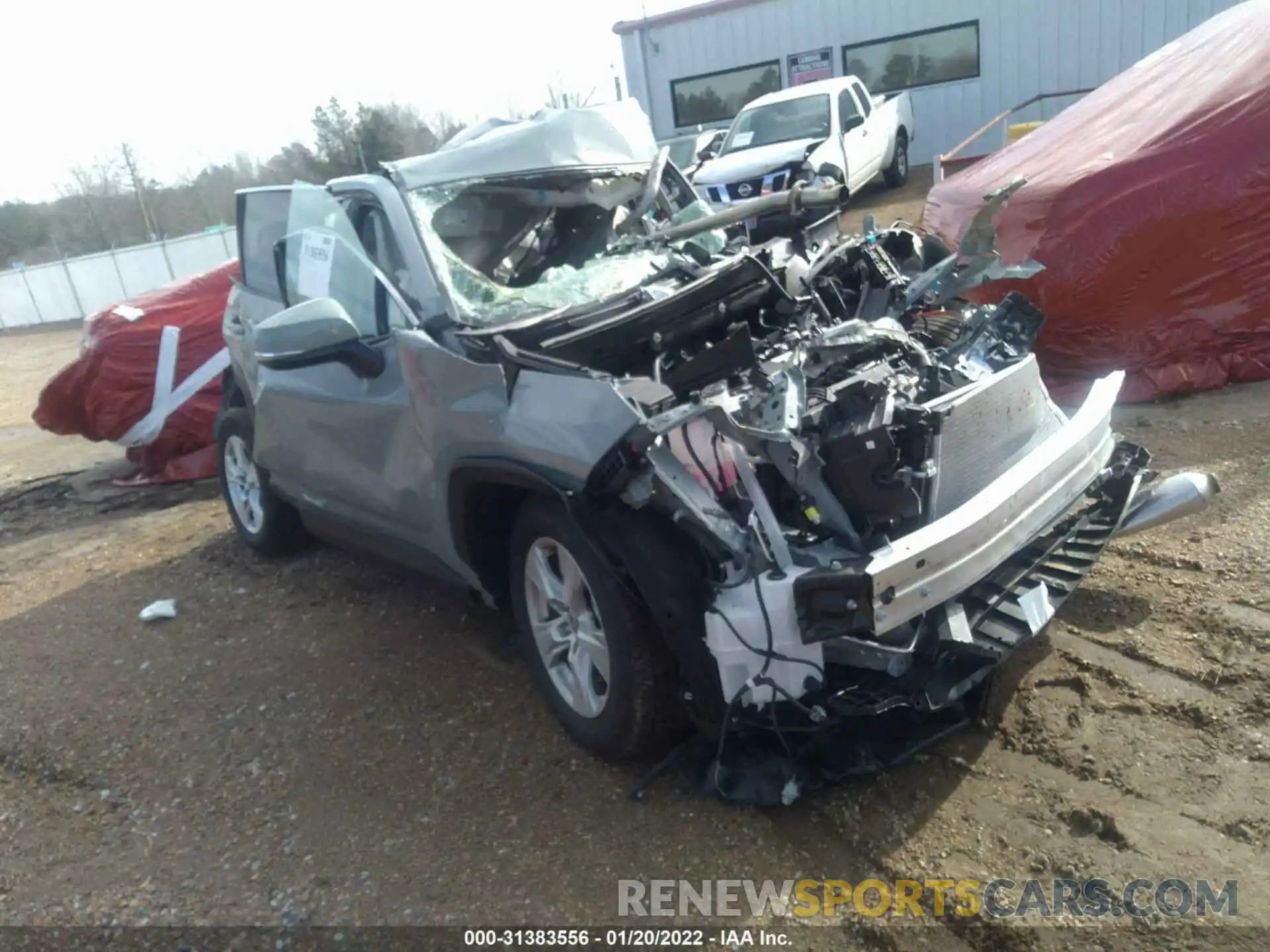 1 Photograph of a damaged car 2T3W1RFV7MW145035 TOYOTA RAV4 2021