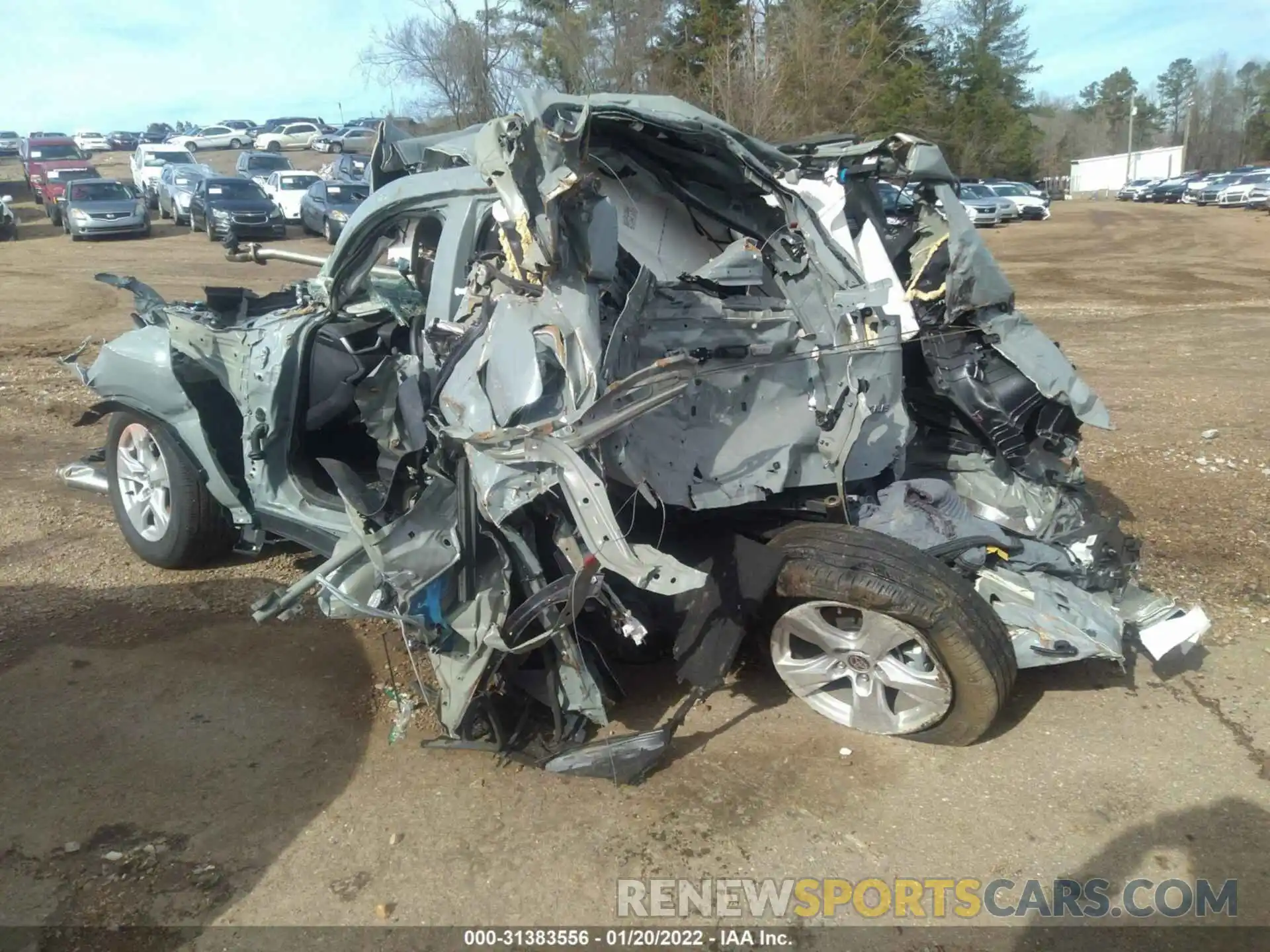 3 Photograph of a damaged car 2T3W1RFV7MW145035 TOYOTA RAV4 2021